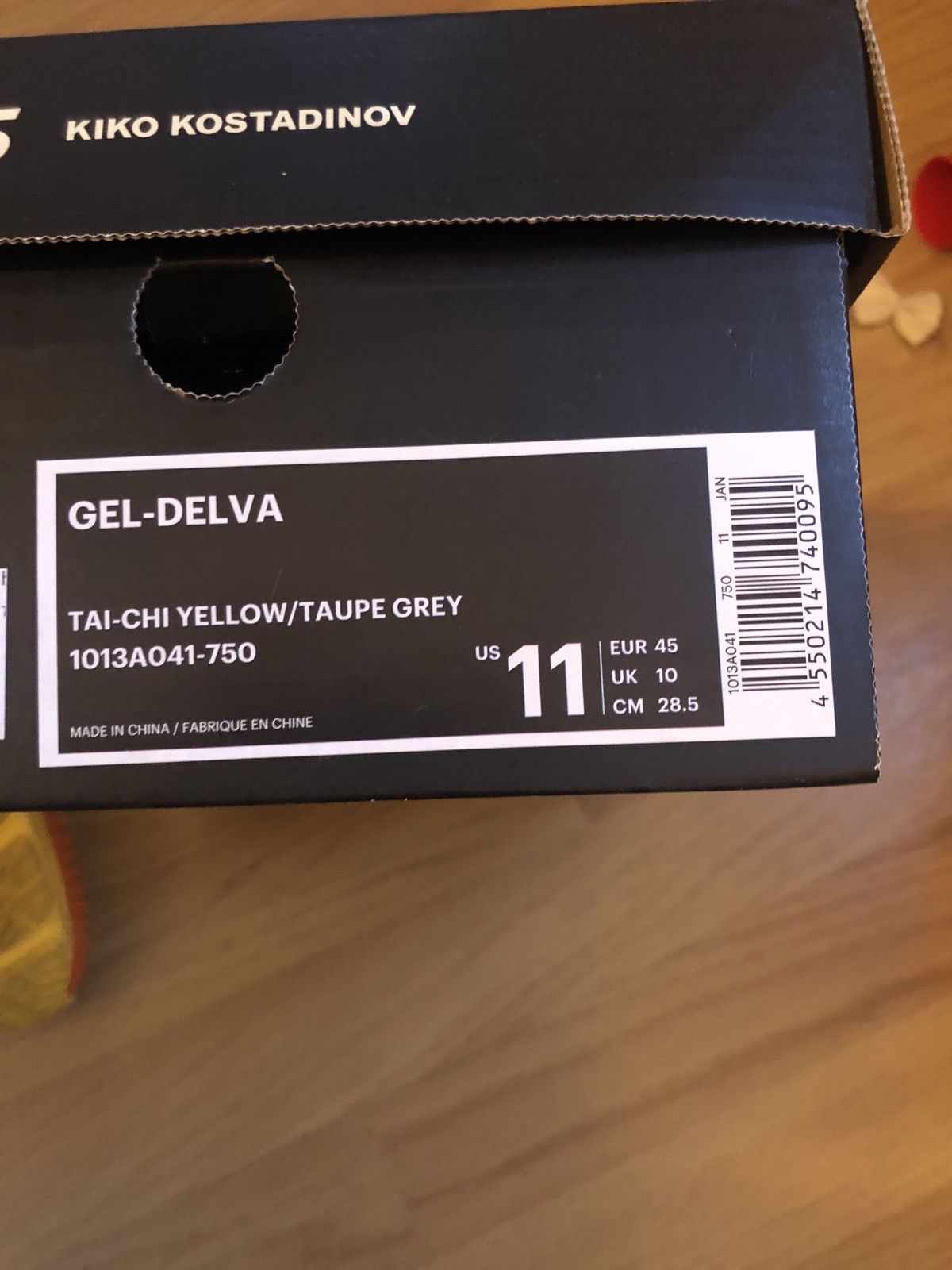 Asics × Kiko Kostadinov Kiko Kostadinov x Gel Delva 1 Low Tai-Chi Yellow Size US 11 / EU 44 - 8 Thumbnail