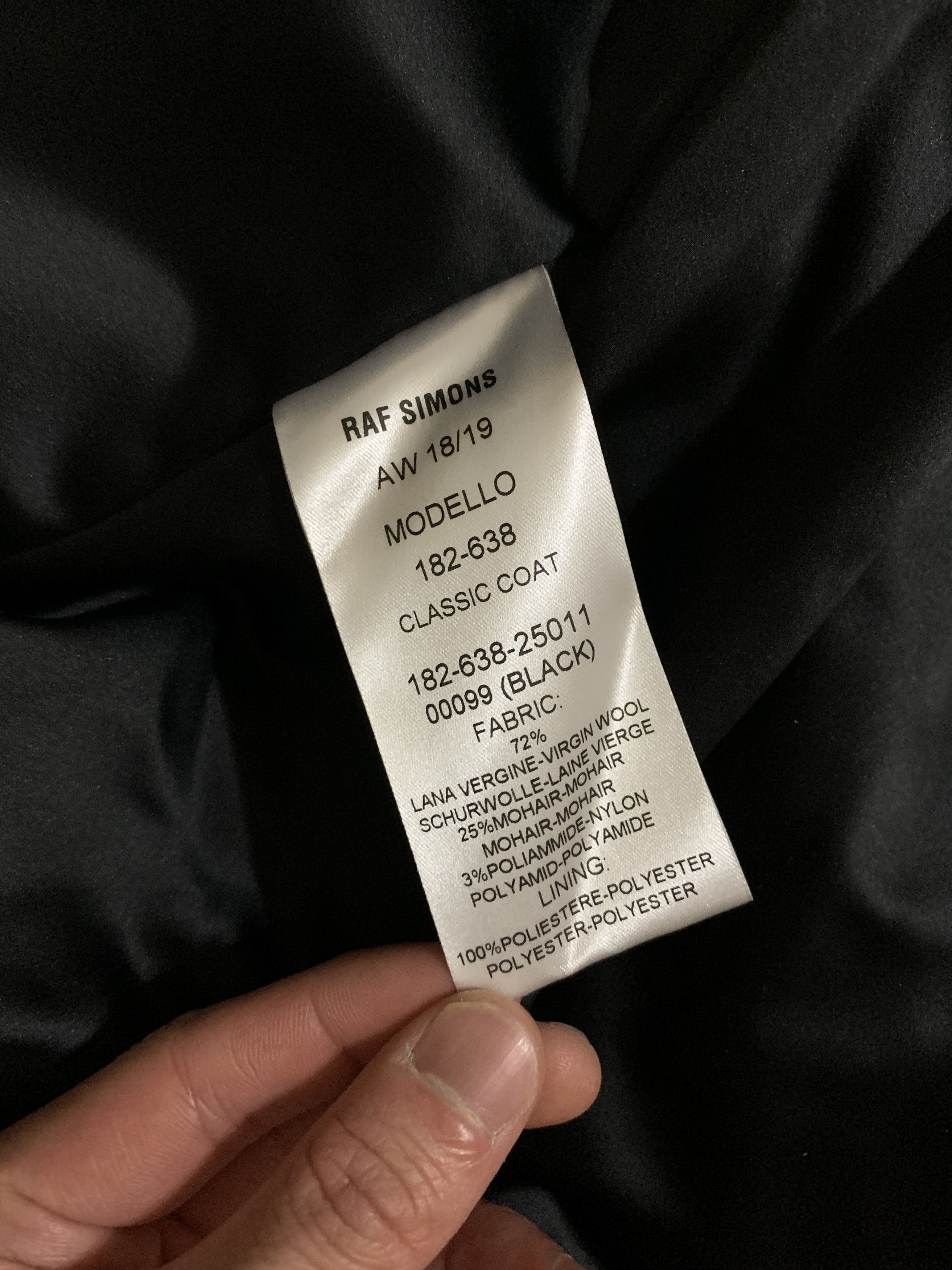 Raf Simons 18FW Wool Mix Main Classic Coat Size US L / EU 52-54 / 3 - 8 Thumbnail