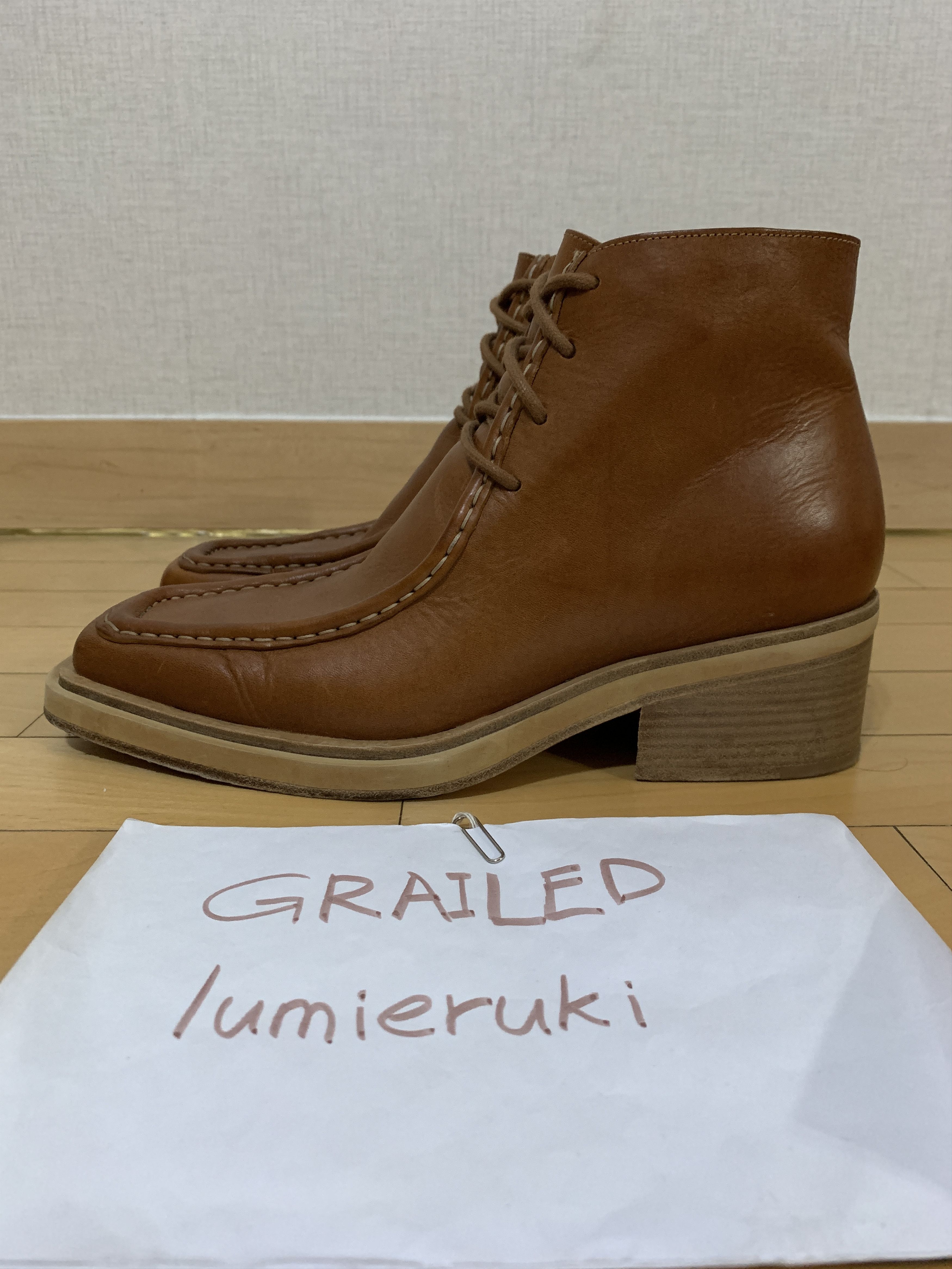 Y/Project Square Toe Lace Up Boots Size US 9 / EU 42 - 3 Thumbnail