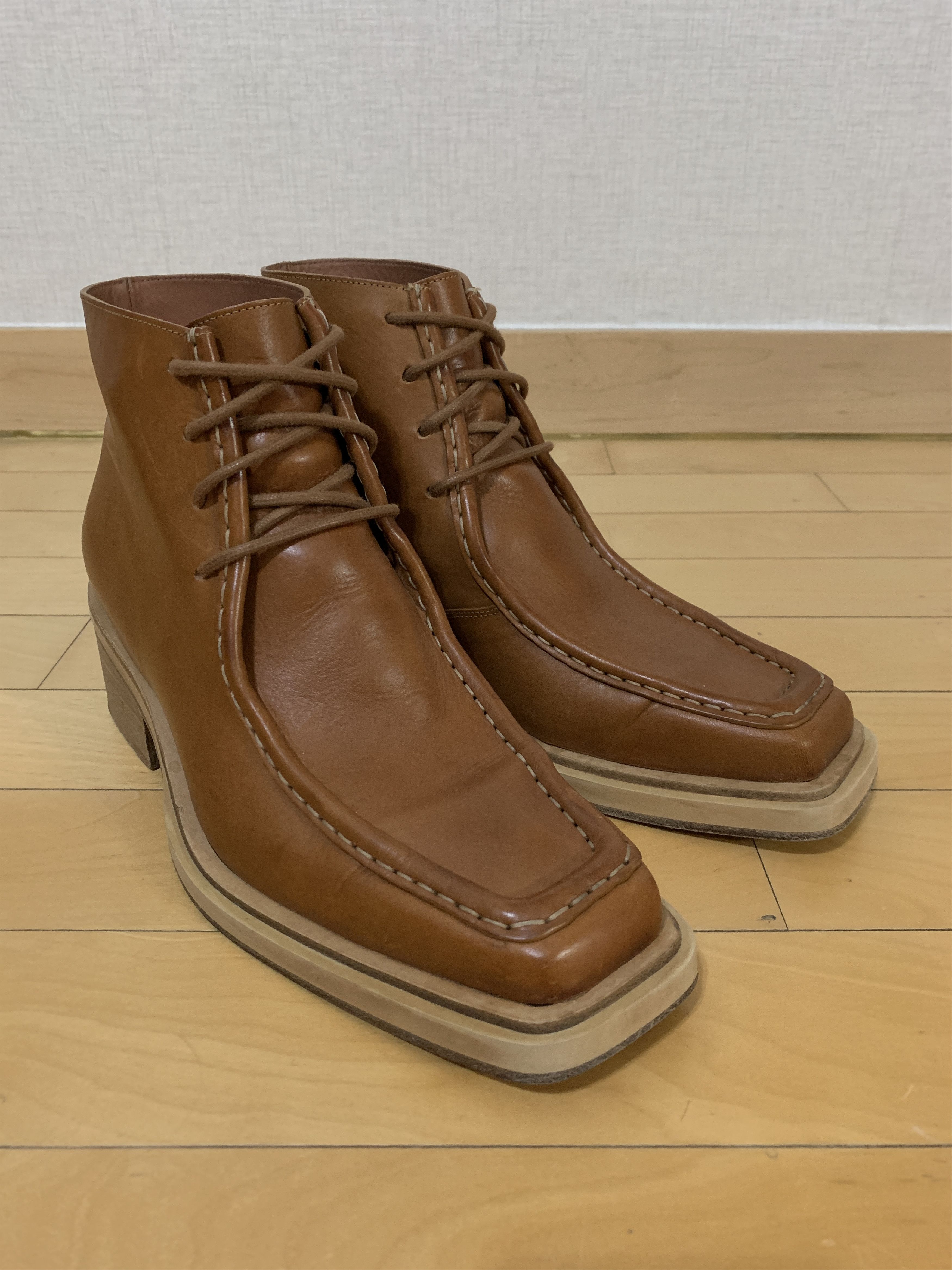 Y/Project Square Toe Lace Up Boots Size US 9 / EU 42 - 5 Thumbnail