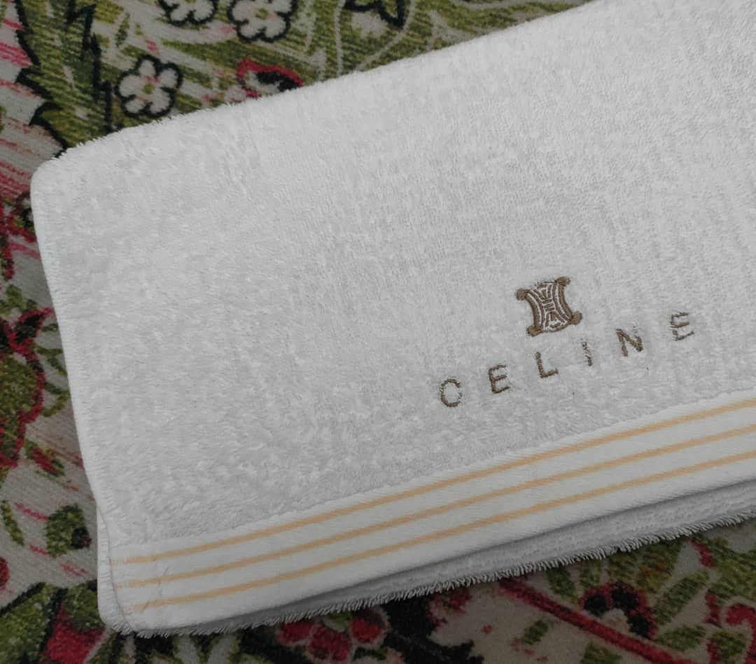 Celine Celine Face Towel Size ONE SIZE - 2 Thumbnail