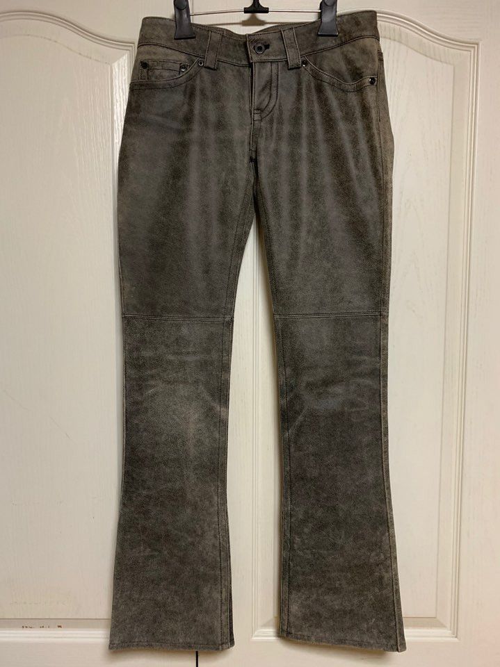 Hysteric Glamour Leather Flare Pants Size US 28 / EU 44 - 1 Thumbnail