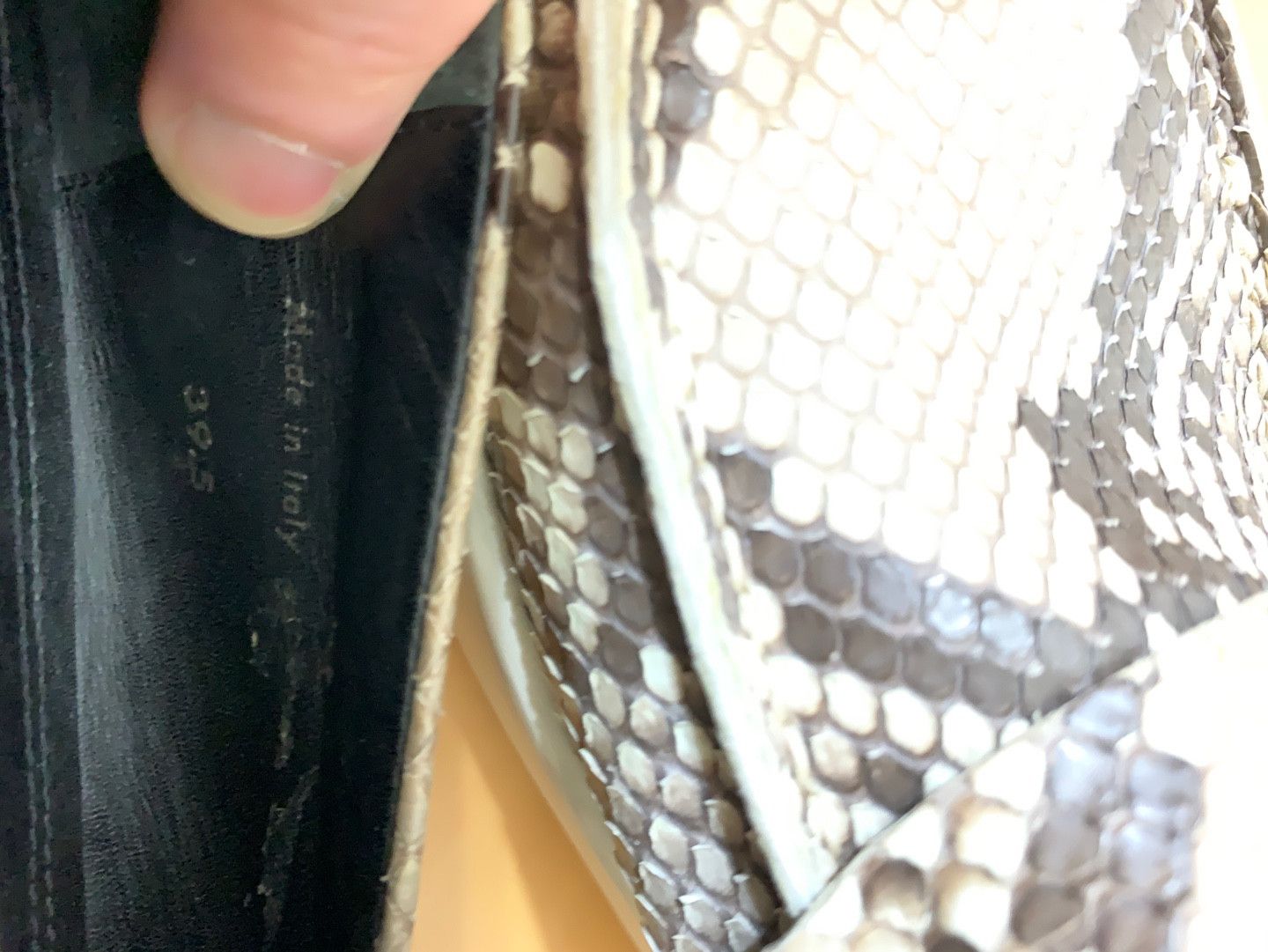 Celine Old Celine Archive Real Python Leather Loafers Size US 8.5 / IT 38.5 - 4 Thumbnail
