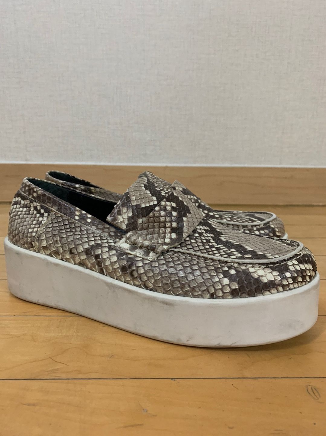 Celine Old Celine Archive Real Python Leather Loafers Size US 8.5 / IT 38.5 - 12 Thumbnail
