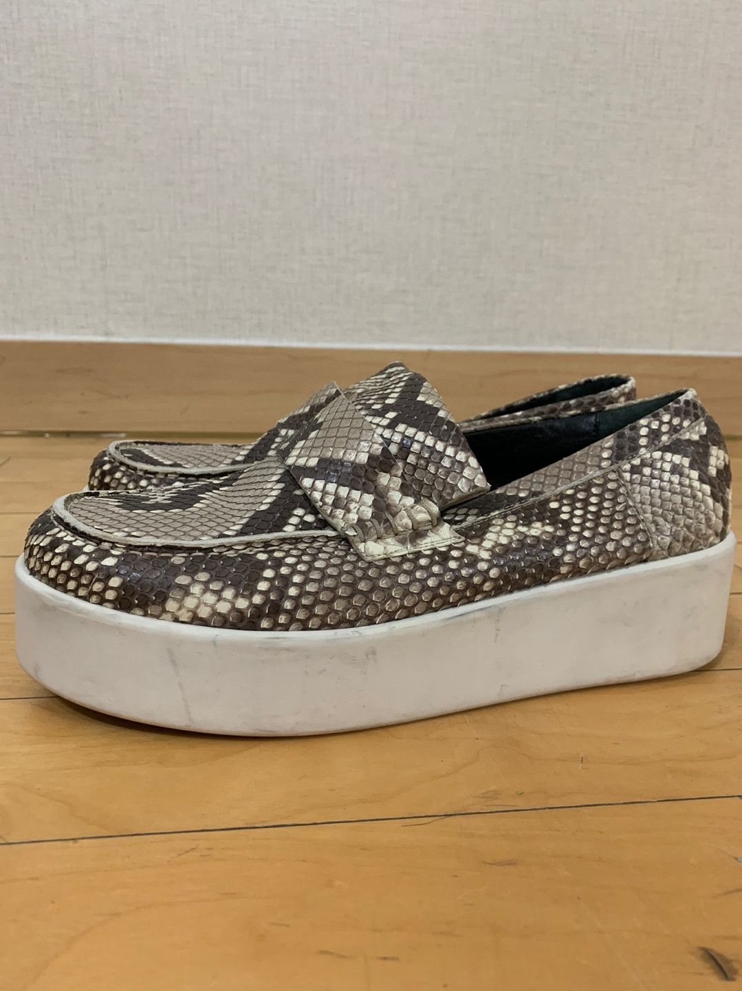 Celine Old Celine Archive Real Python Leather Loafers Size US 8.5 / IT 38.5 - 13 Thumbnail