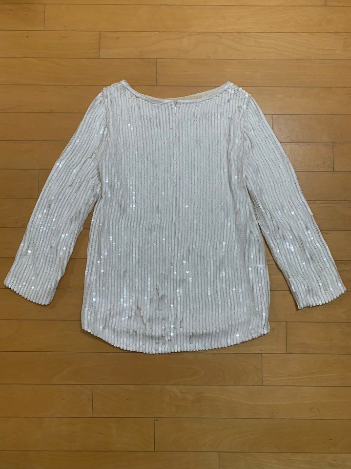 Saint Laurent Paris Holy Grail 13SS Luxury Sequin Silk Top Size US S / EU 44-46 / 1 - 7 Thumbnail