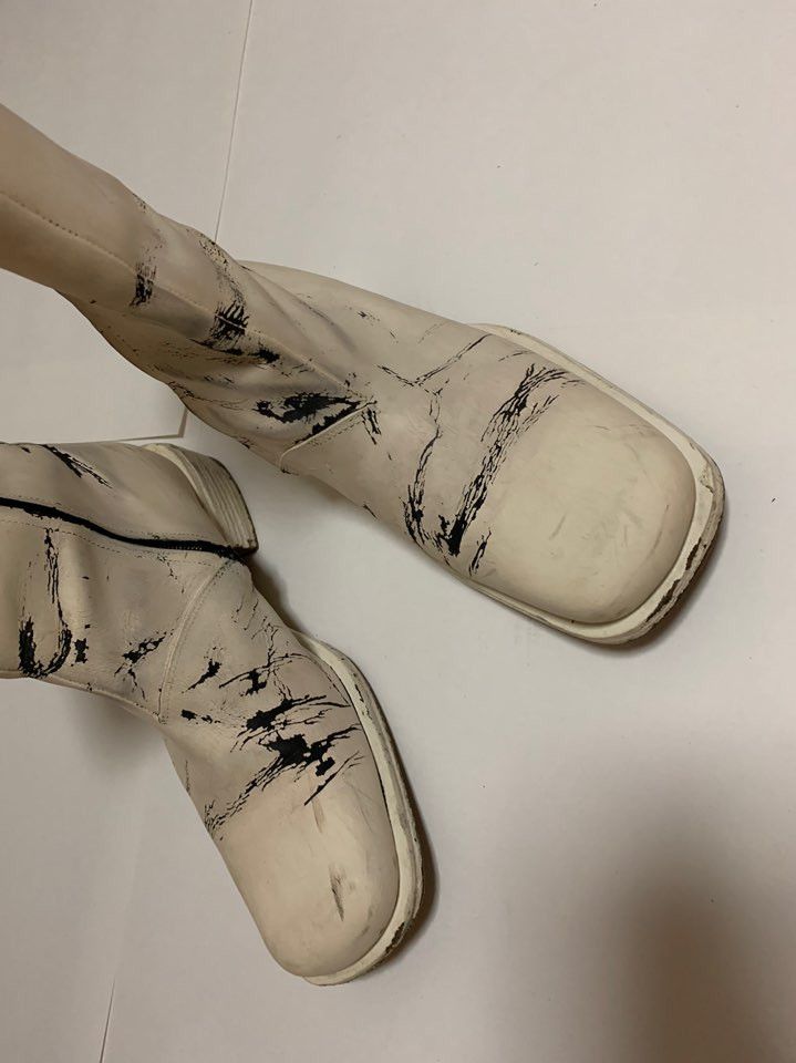 Maison Margiela Early Season Painted Boots Size US 9 / EU 42 - 14 Thumbnail