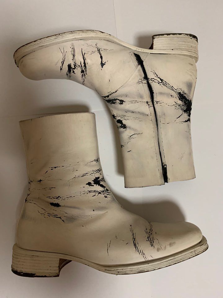 Maison Margiela Early Season Painted Boots Size US 9 / EU 42 - 15 Thumbnail