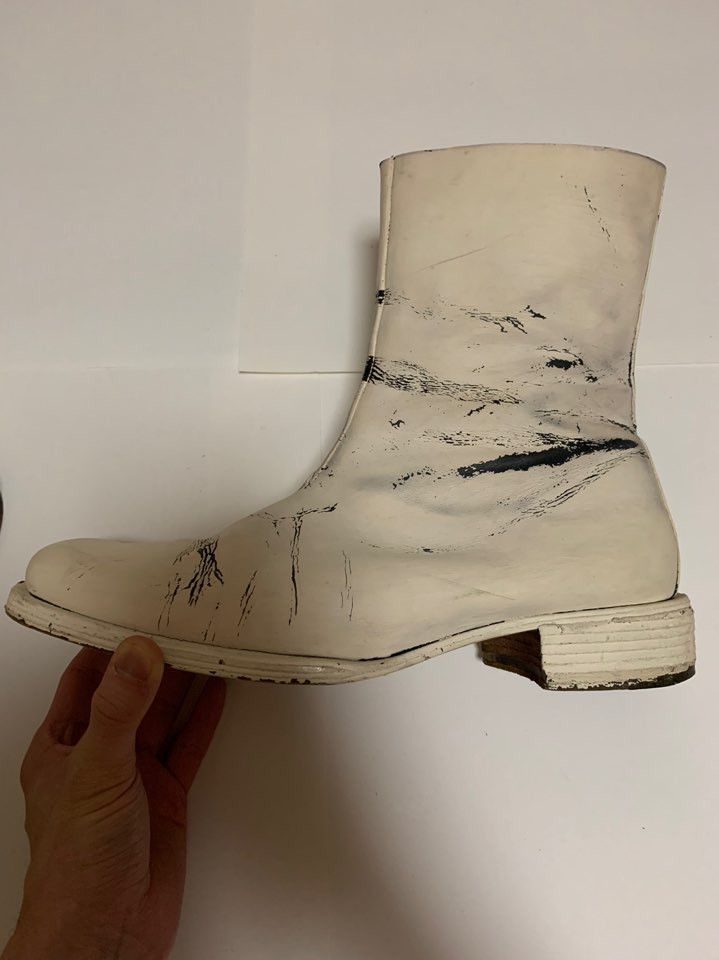 Maison Margiela Early Season Painted Boots Size US 9 / EU 42 - 16 Thumbnail