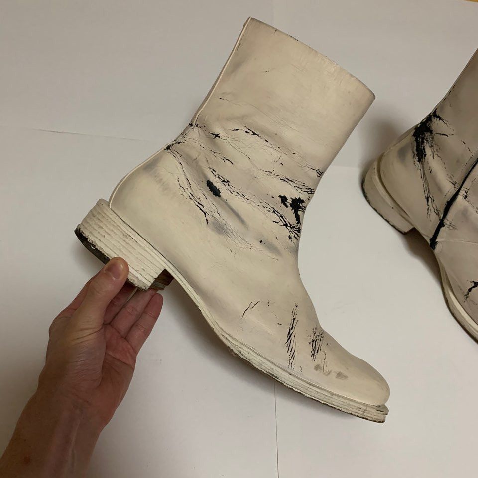 Maison Margiela Early Season Painted Boots Size US 9 / EU 42 - 18 Thumbnail