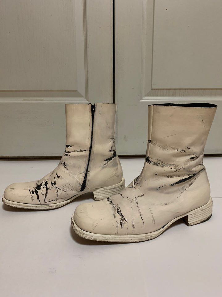 Maison Margiela Early Season Painted Boots Size US 9 / EU 42 - 4 Thumbnail