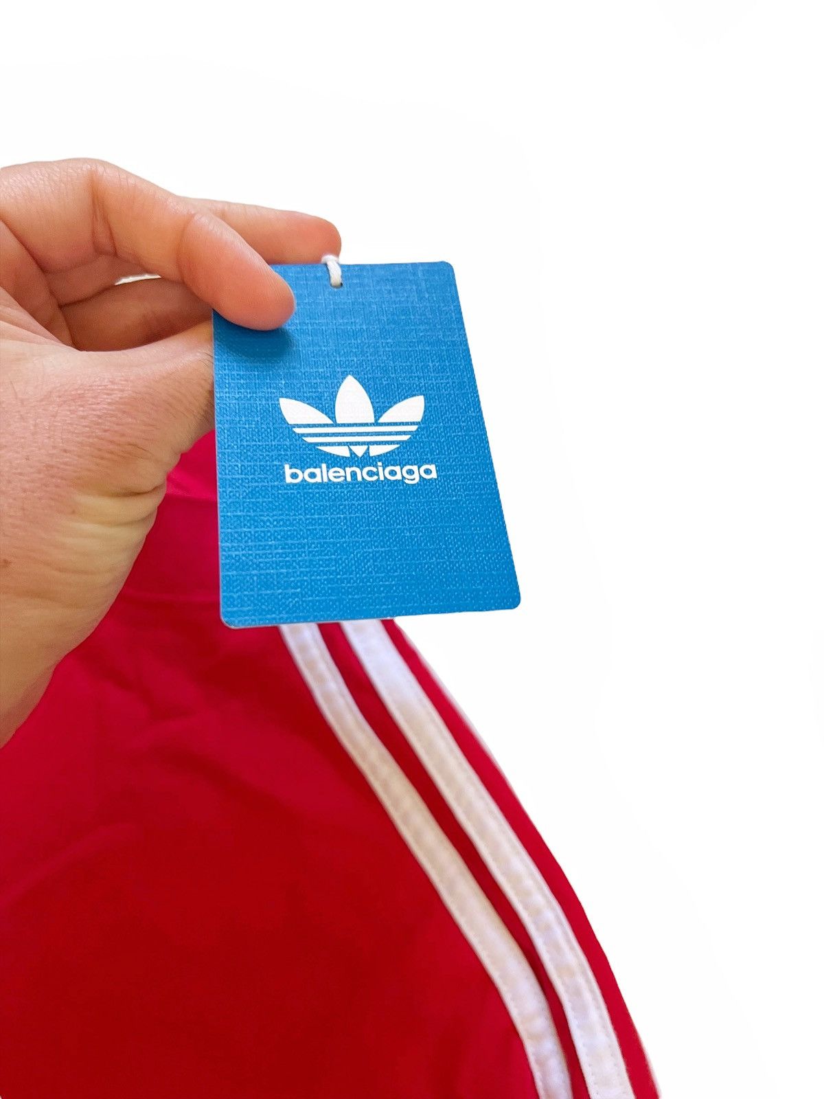 Adidas × Balenciaga Sz2 Adidas Red Striped Shirt Size US M / EU 48-50 / 2 - 2 Thumbnail