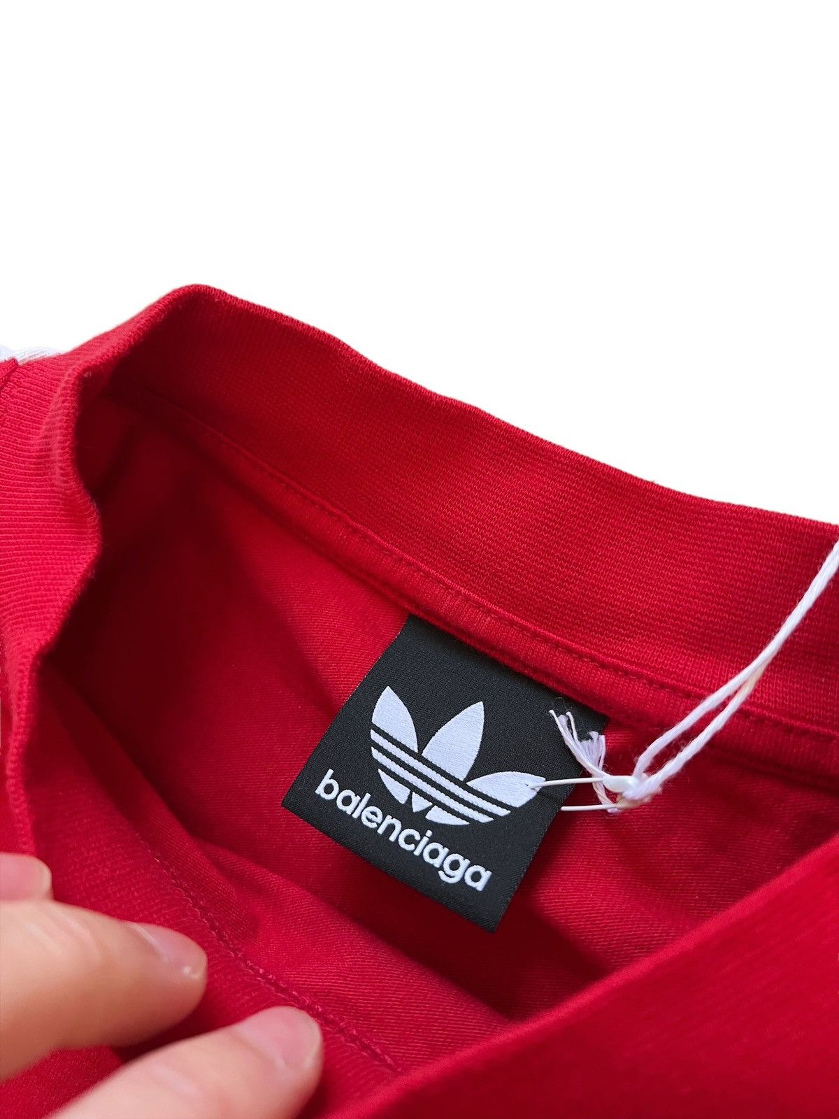 Adidas × Balenciaga Sz2 Adidas Red Striped Shirt Size US M / EU 48-50 / 2 - 3 Thumbnail