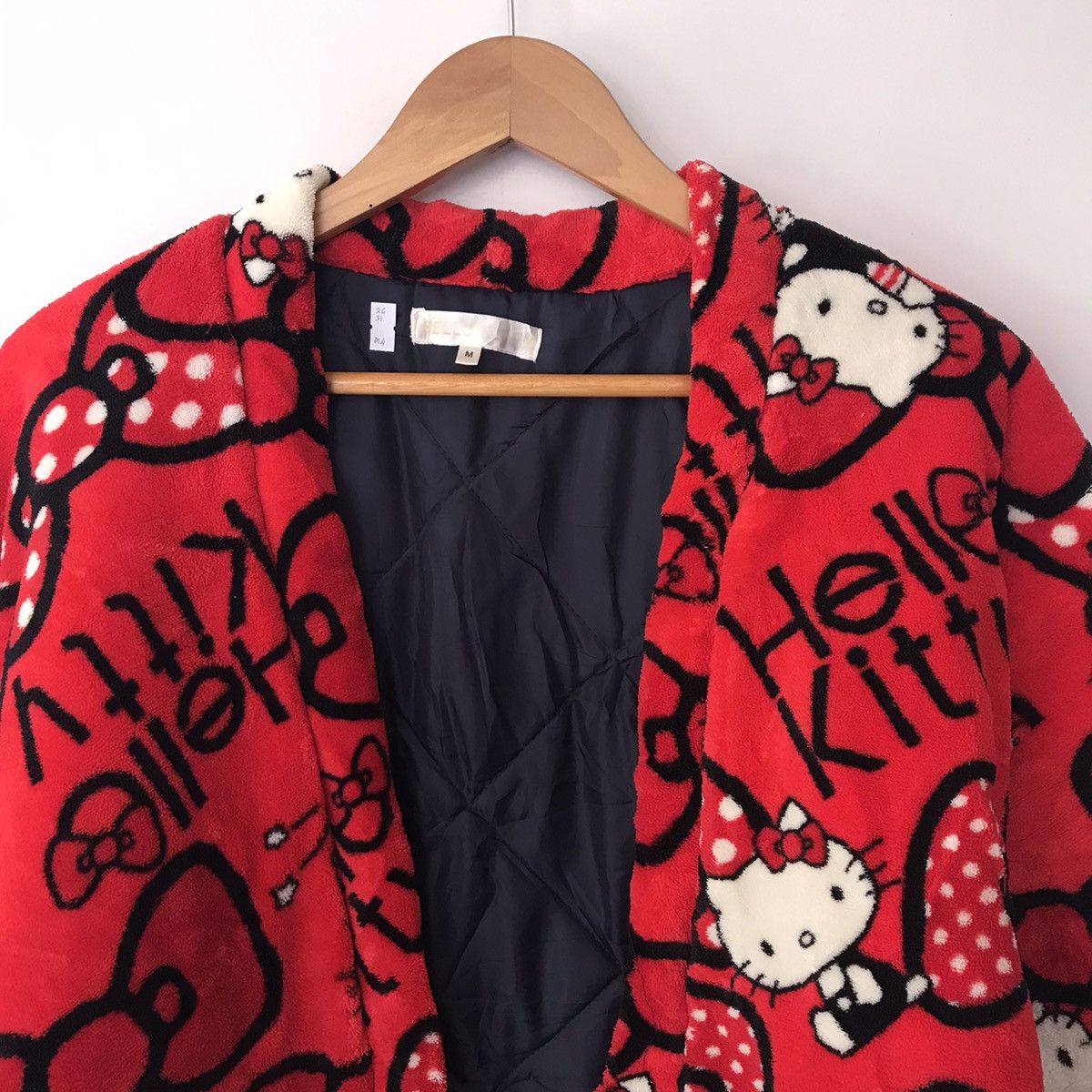 Cartoon Network × Japanese Brand Hello kitty Japanese Cardigan fleece kimono Jacket Size US M / EU 48-50 / 2 - 2 Thumbnail