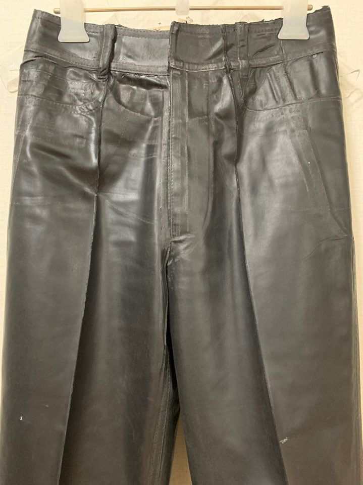 Maison Margiela Archive Artisanal Rubber Coated Pants Size US 28 / EU 44 - 9 Thumbnail