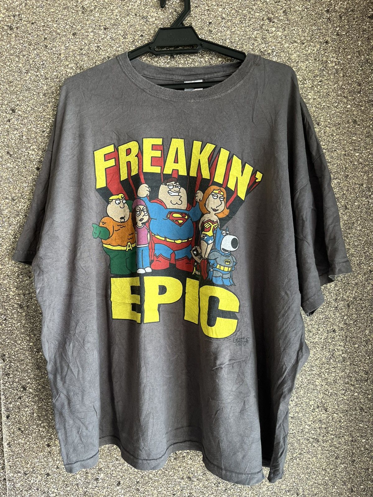 image of Vintage Freaky Epic Ft42 in Grey, Men's (Size 2XL)