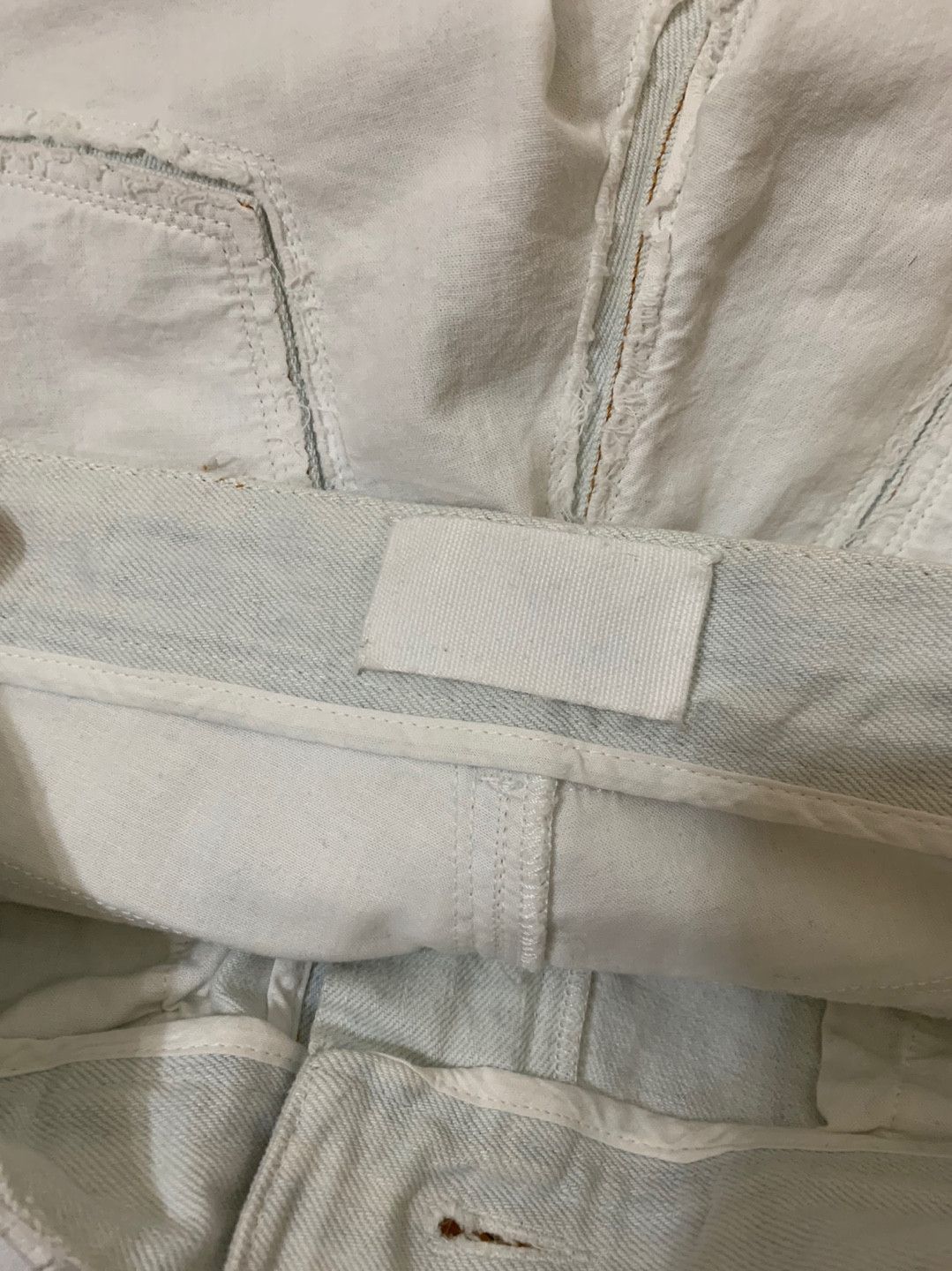 Maison Margiela Archive Artisanal 04 Rough Cutting White Denim Size US 30 / EU 46 - 3 Thumbnail