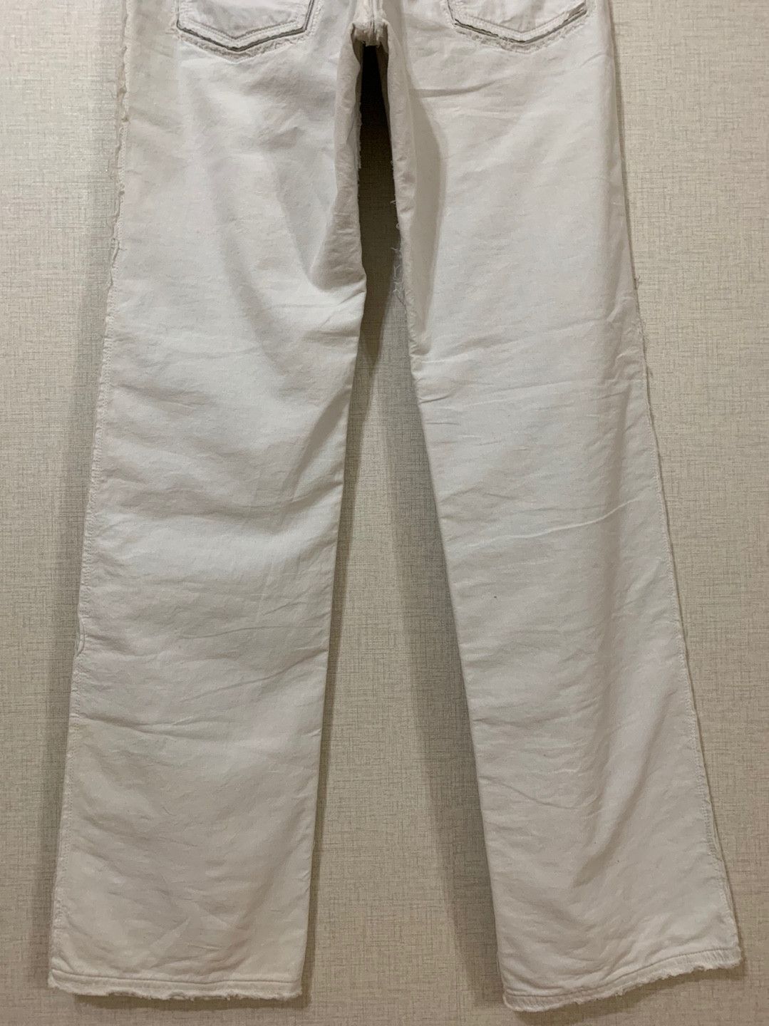 Maison Margiela Archive Artisanal 04 Rough Cutting White Denim Size US 30 / EU 46 - 12 Thumbnail