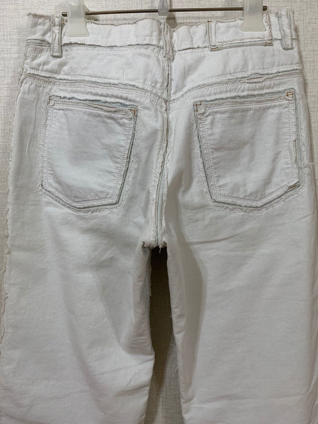 Maison Margiela Archive Artisanal 04 Rough Cutting White Denim Size US 30 / EU 46 - 10 Thumbnail