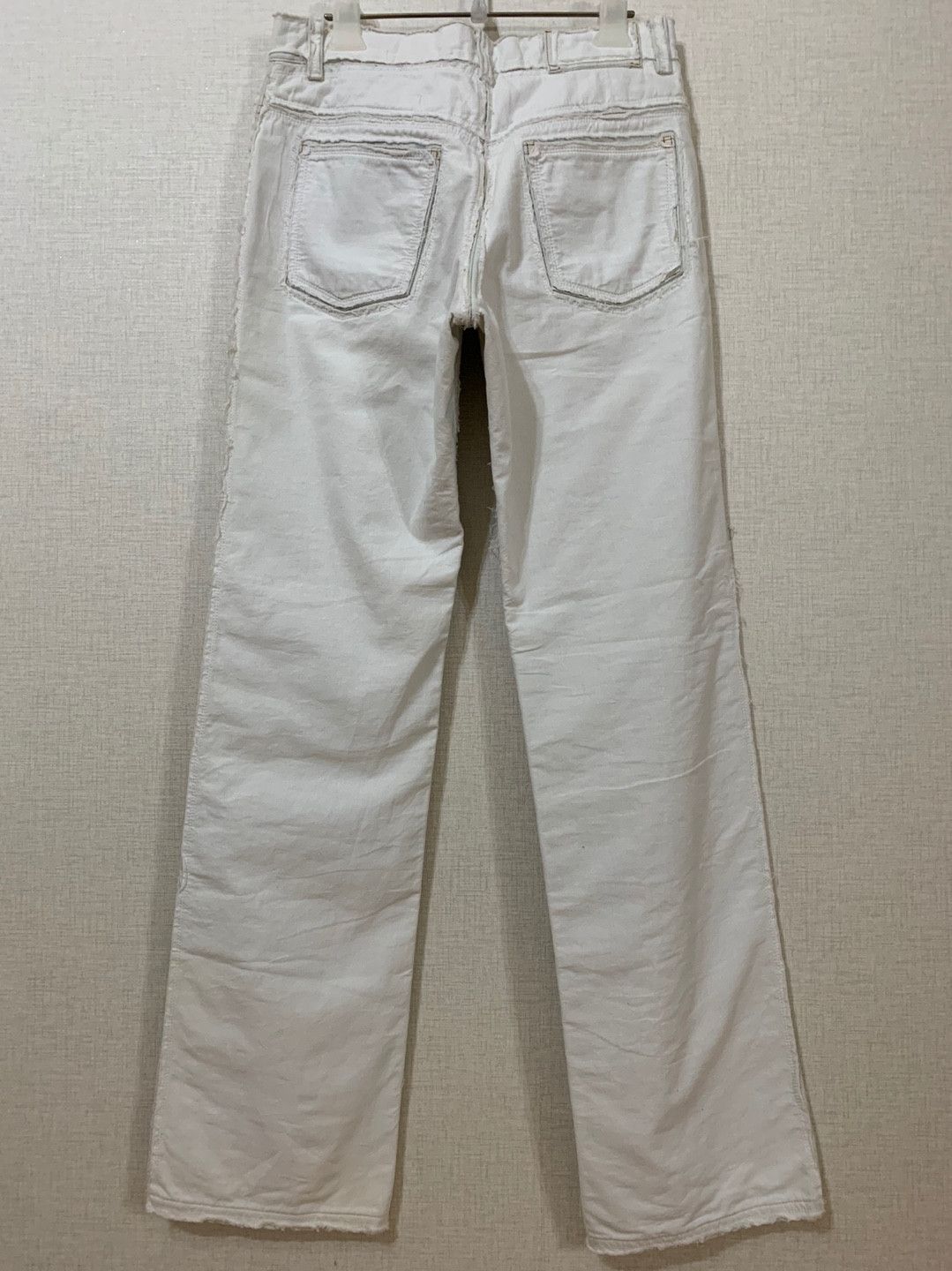 Maison Margiela Archive Artisanal 04 Rough Cutting White Denim Size US 30 / EU 46 - 6 Thumbnail