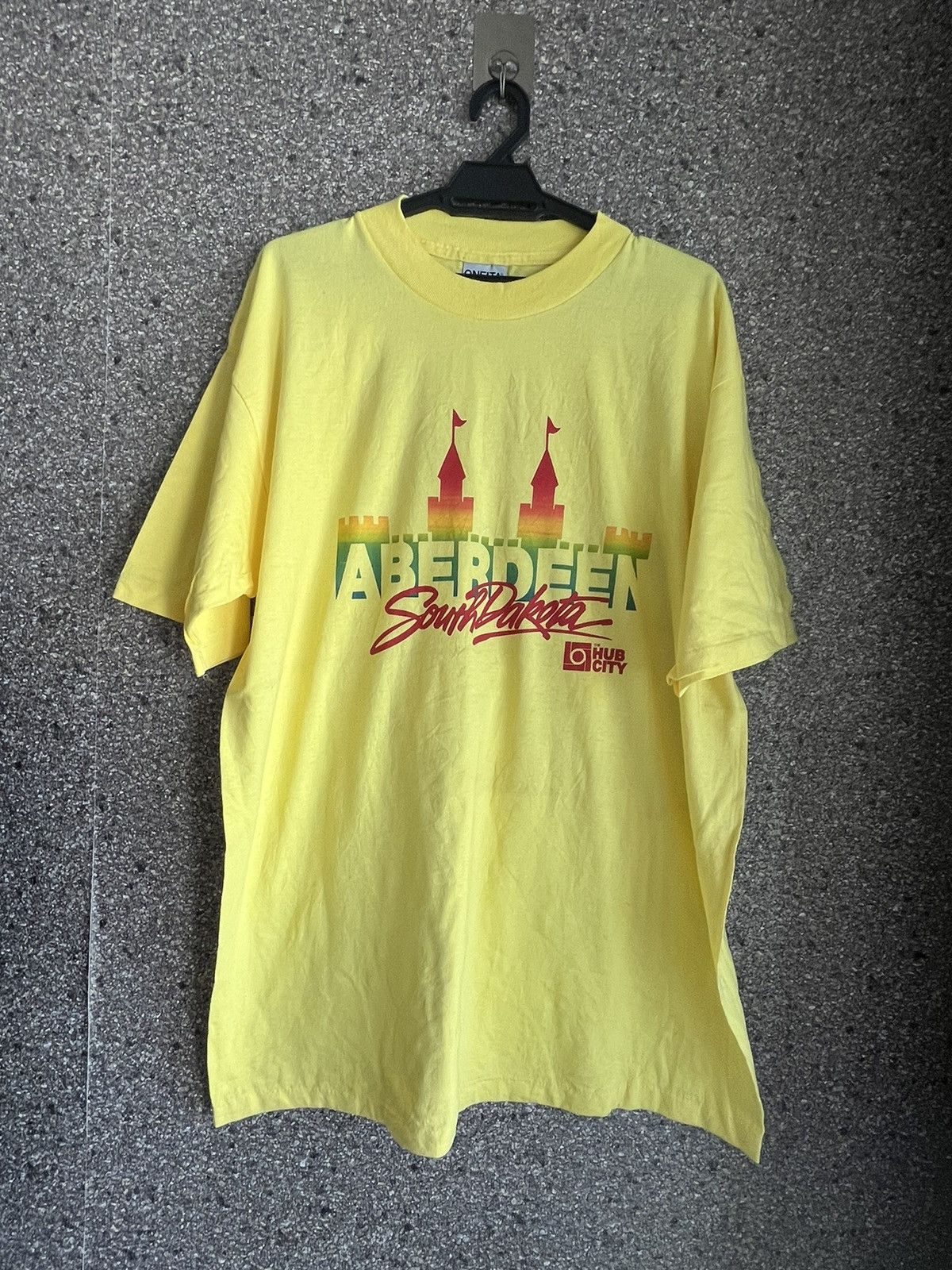 image of Vintage The Hub City Ft42 in Yellow, Men's (Size XL)