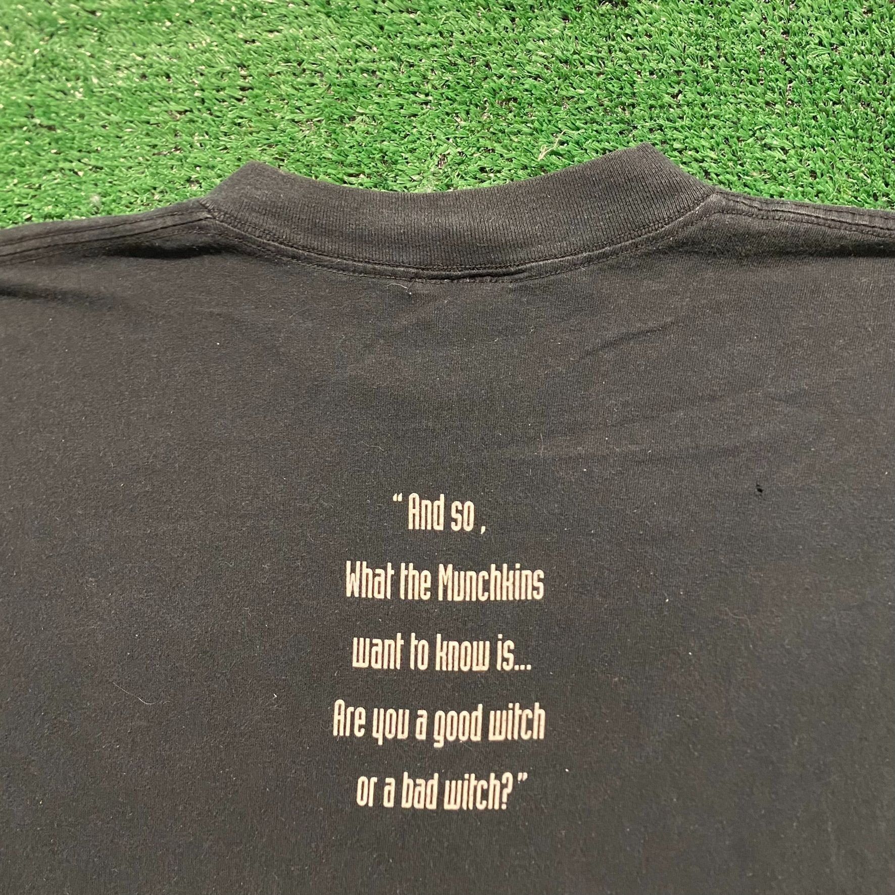 Vintage Crazy Vintage 90s Wizard of Oz Witch Movie T-Shirt Size US L / EU 52-54 / 3 - 5 Thumbnail