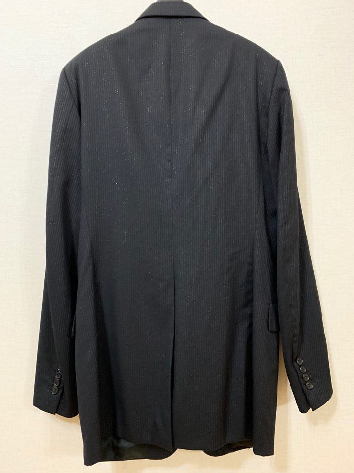 Dior Holy Grail 02SS BOYS DON'T CRY Glitter Pin Stripe Blazer Size 48R - 7 Thumbnail
