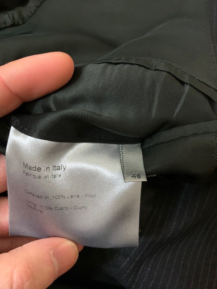 Dior Holy Grail 02SS BOYS DON'T CRY Glitter Pin Stripe Blazer Size 48R - 6 Thumbnail