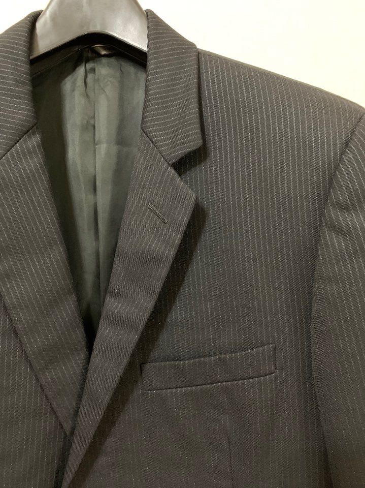 Dior Holy Grail 02SS BOYS DON'T CRY Glitter Pin Stripe Blazer Size 48R - 8 Thumbnail