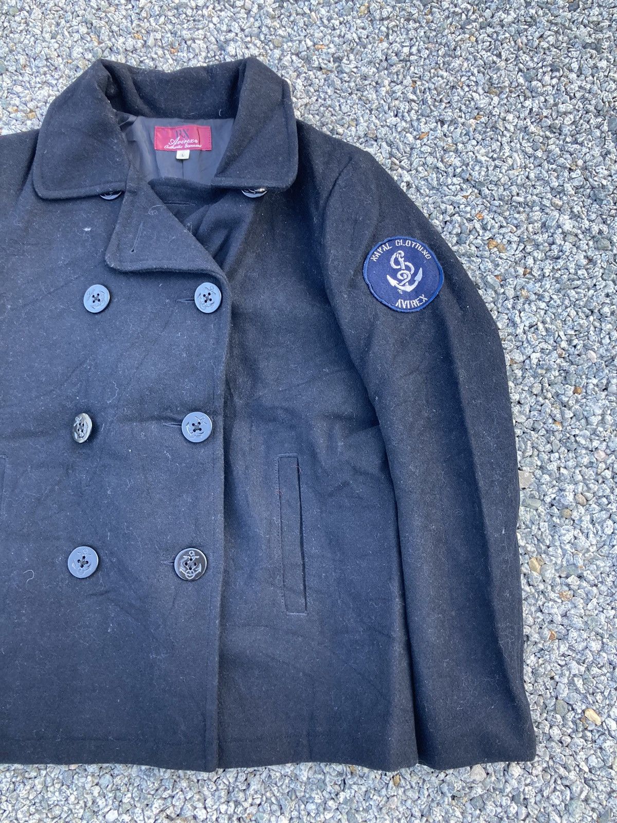 Avirex AVIREX WOOL PEACOAT JACKET Size US L / EU 52-54 / 3 - 3 Thumbnail