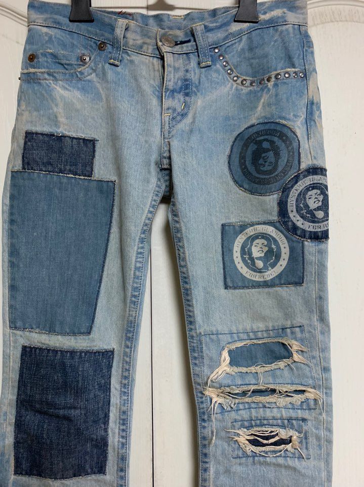 Hysteric Glamour Repair Patch Denim Size US 27 - 5 Thumbnail
