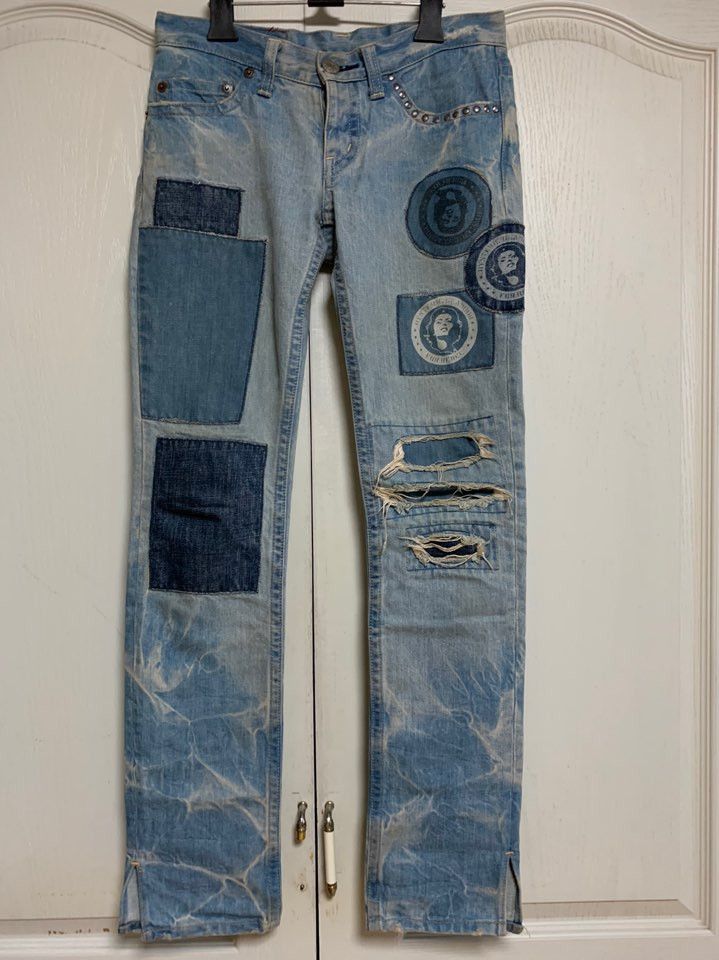 Hysteric Glamour Repair Patch Denim Size US 27 - 1 Thumbnail