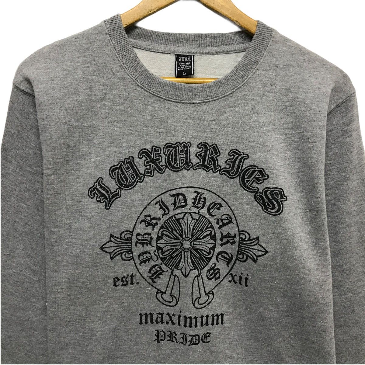 Japanese Brand × Seditionaries Vintage Zeka Sweatshirt Biglogo Art Design Hearts Size US M / EU 48-50 / 2 - 3 Thumbnail