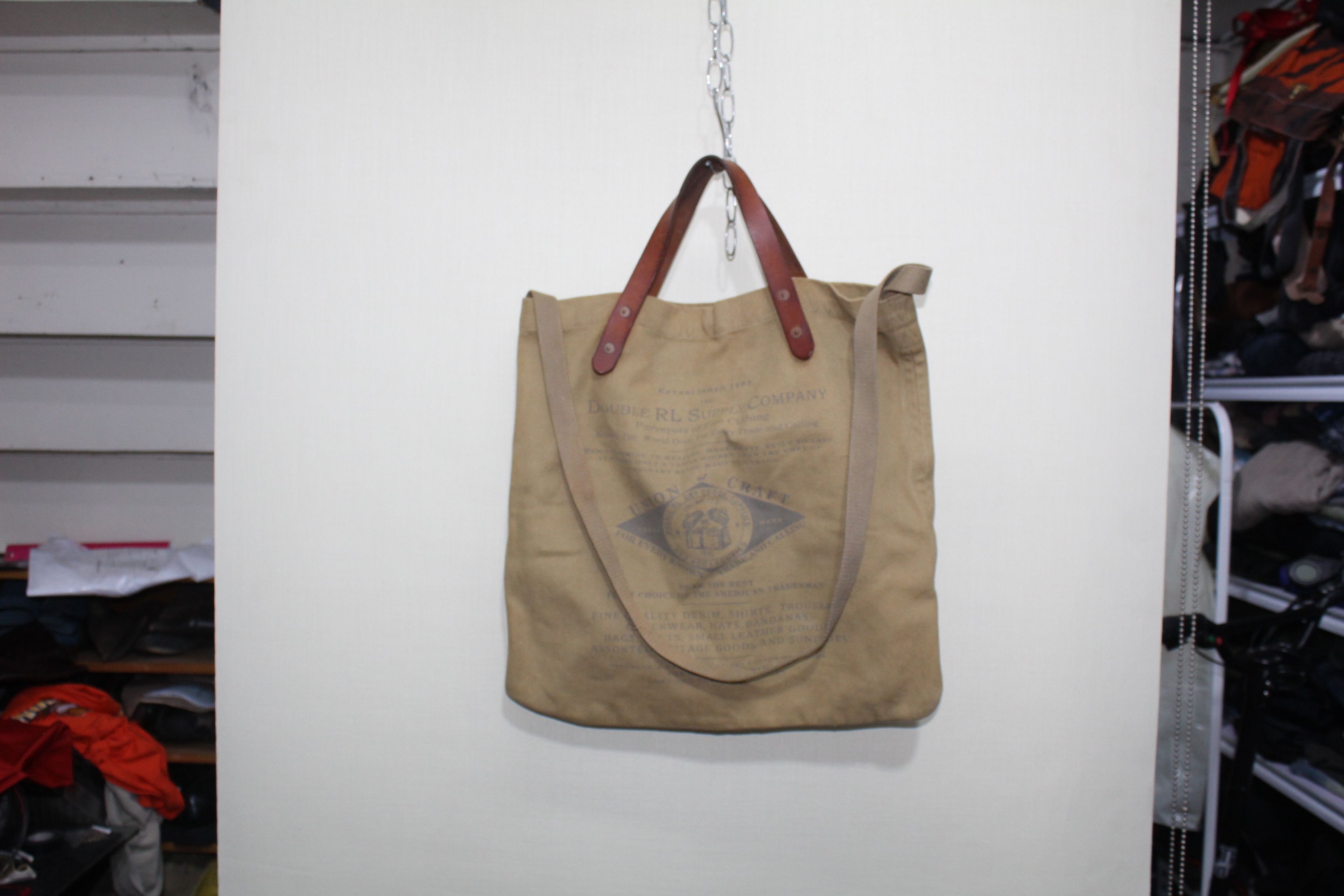 image of Rrl Ralph Lauren Rrl Tote in Brown, Men's