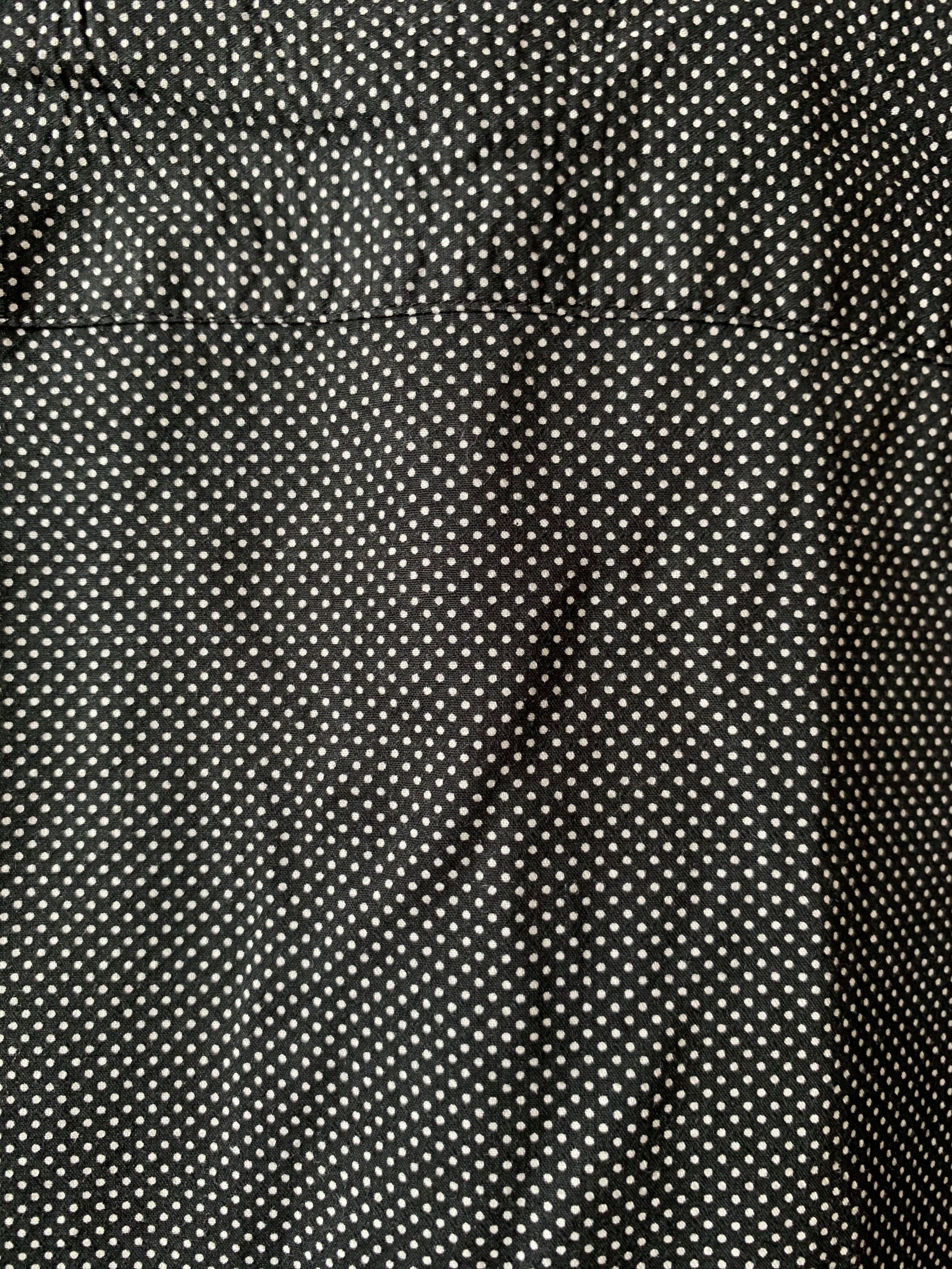 Saint Laurent Paris 13SS Black / White Dots Shirts Size US M / EU 48-50 / 2 - 11 Thumbnail