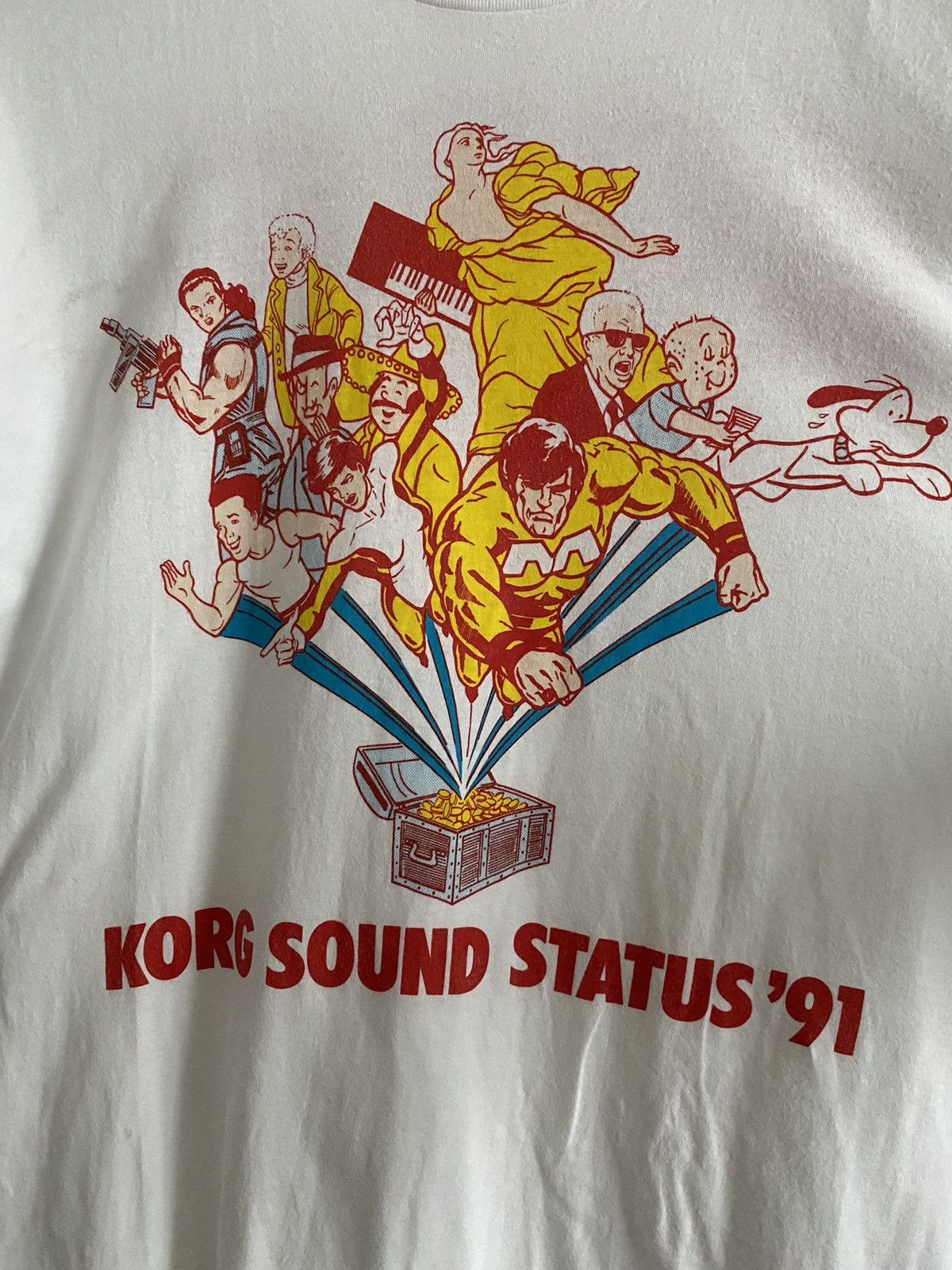 Anime × Vintage Vintage Korg Sound Status 1991 shirt Size US L / EU 52-54 / 3 - 5 Thumbnail