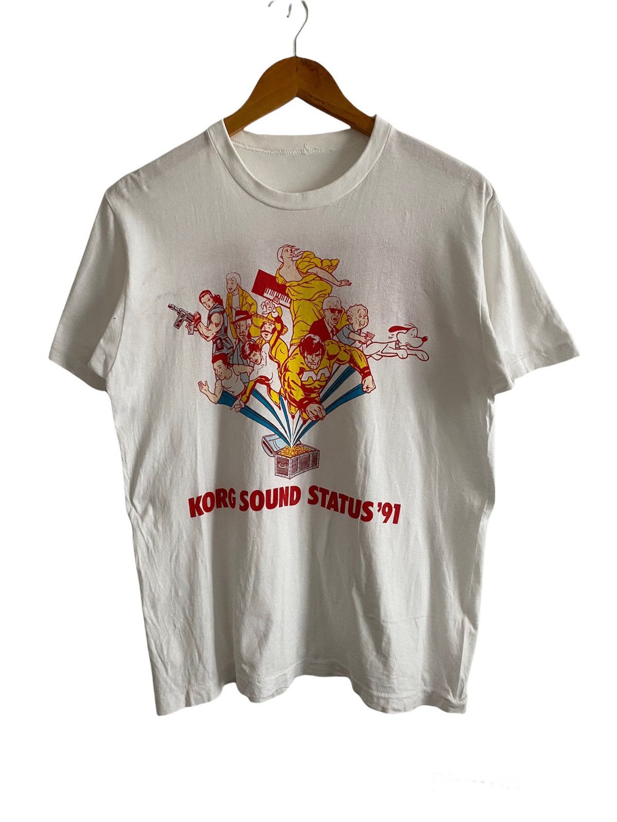 Anime × Vintage Vintage Korg Sound Status 1991 shirt Size US L / EU 52-54 / 3 - 2 Thumbnail