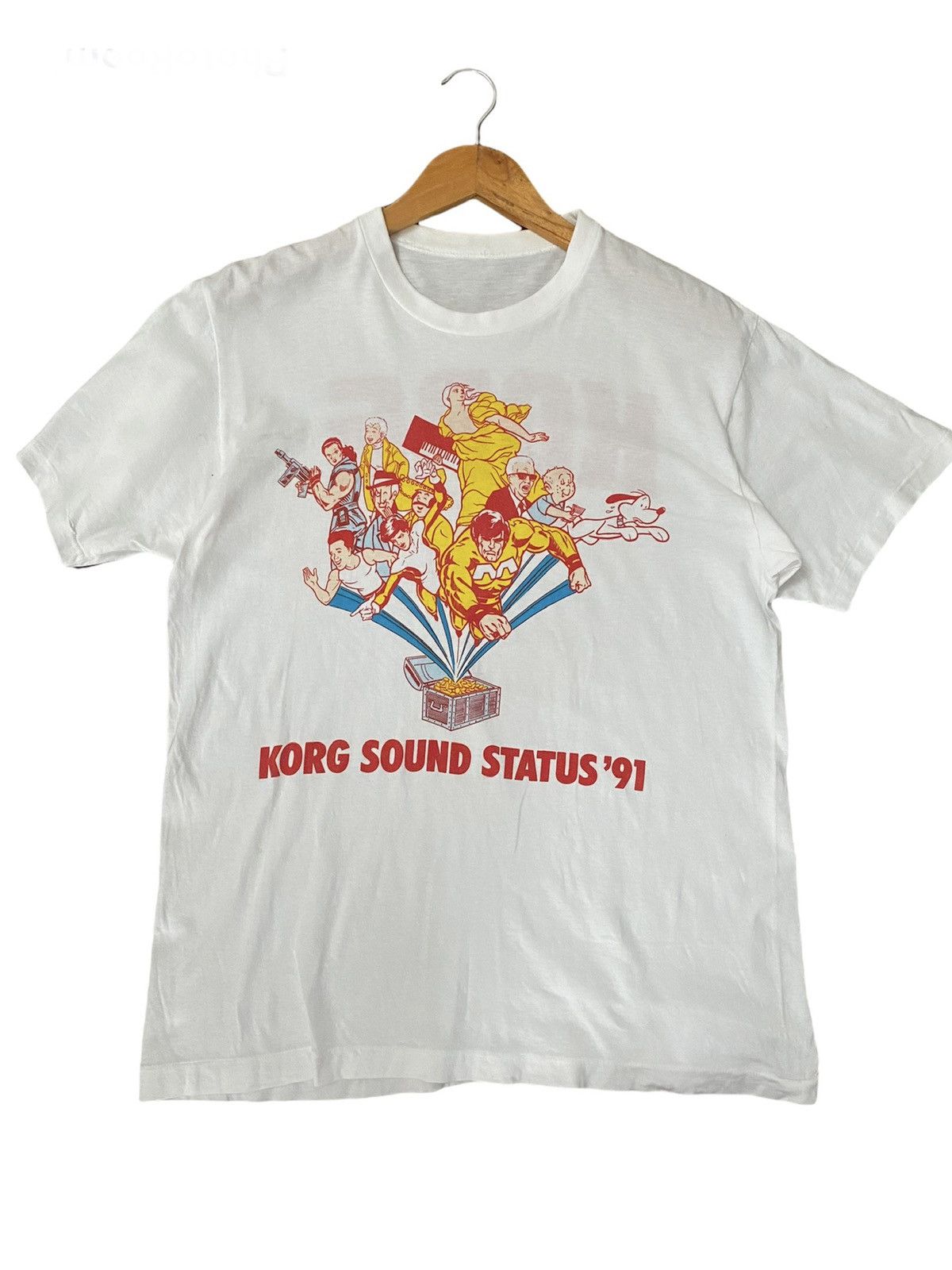 Anime × Vintage Vintage Korg Sound Status 1991 shirt Size US L / EU 52-54 / 3 - 1 Thumbnail