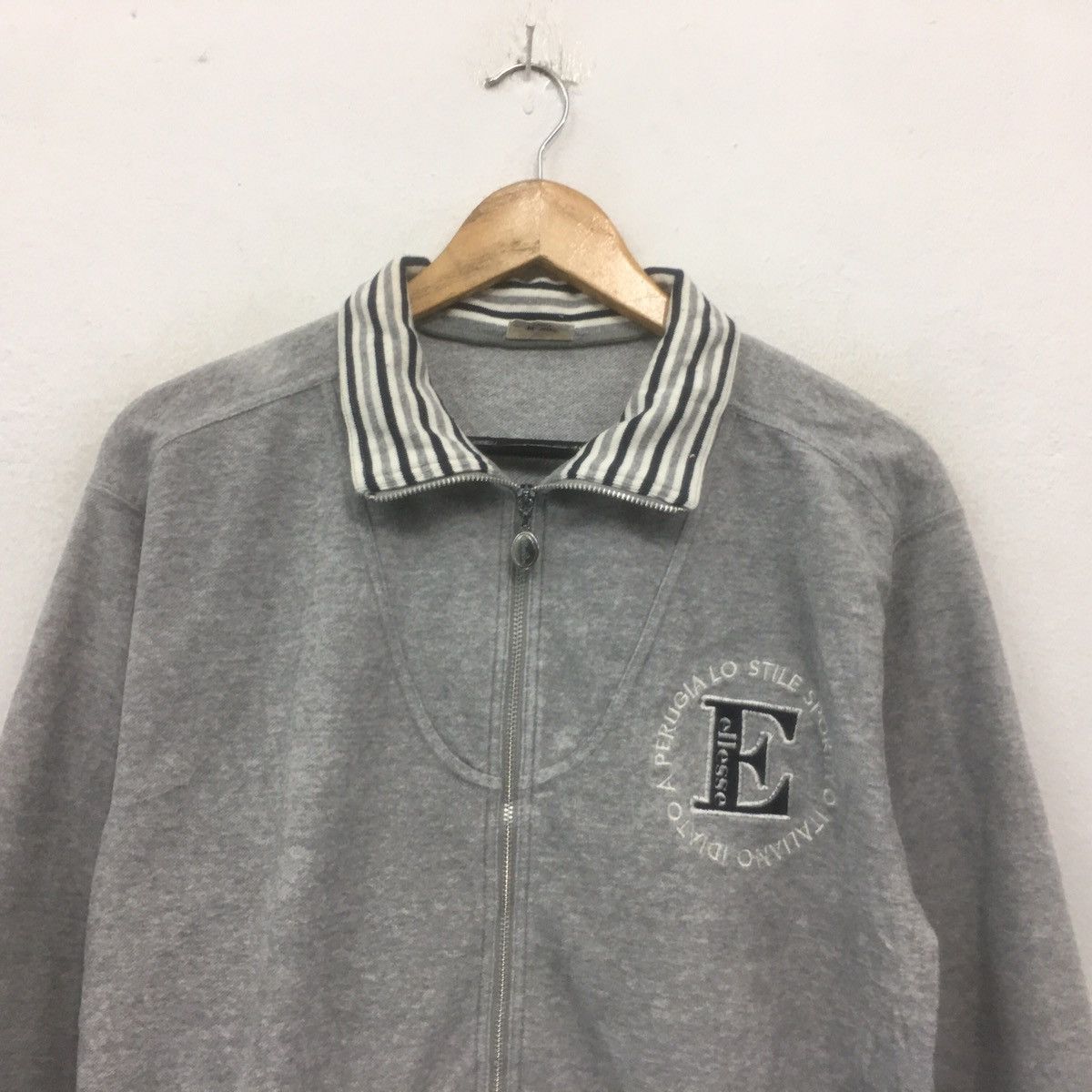 Ellesse × Vintage Vintage ELLESSE Zipper Sweatshirt Embroidery BigLogo Size US M / EU 48-50 / 2 - 2 Thumbnail