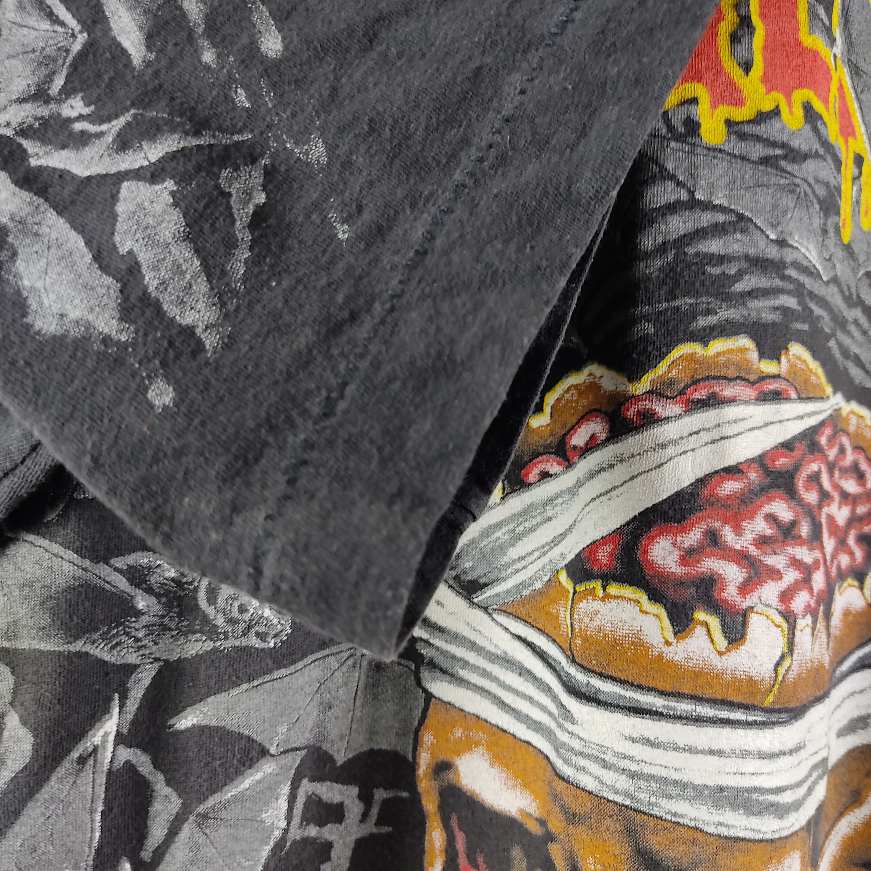 Band Tees × Metallica × Vintage 90's Metallica all over print Size US XL / EU 56 / 4 - 4 Thumbnail