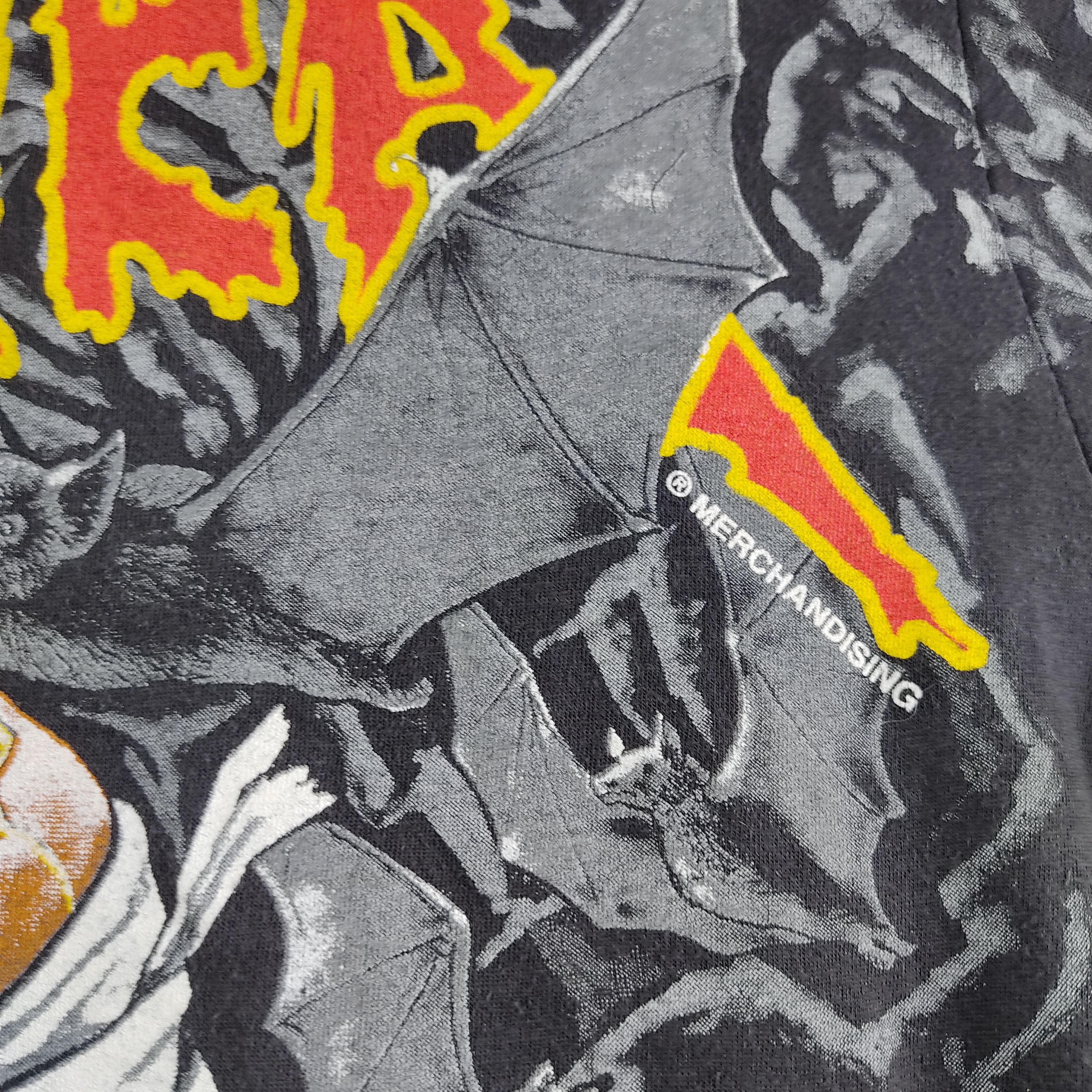 Band Tees × Metallica × Vintage 90's Metallica all over print Size US XL / EU 56 / 4 - 3 Thumbnail