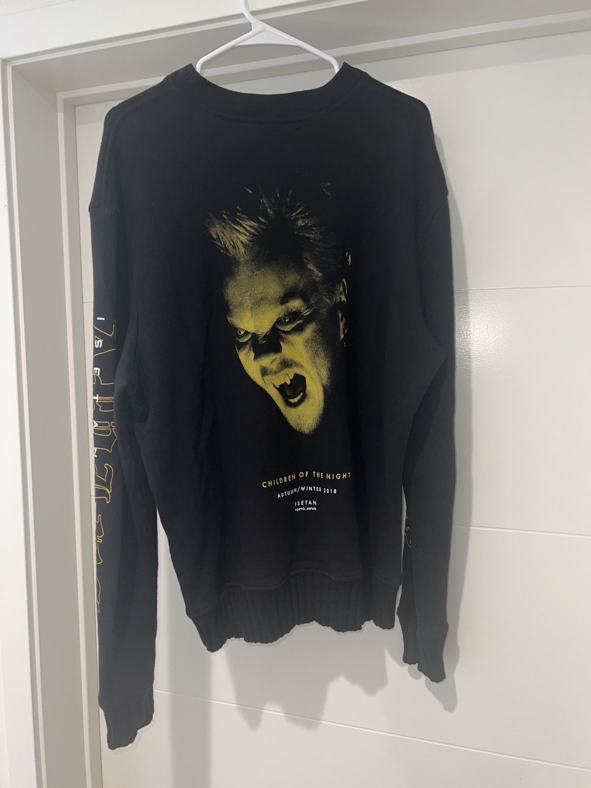 Image of 1 Of 15 Made Amiri Children Of The Night Sweater in Black, Men's (Size Small)