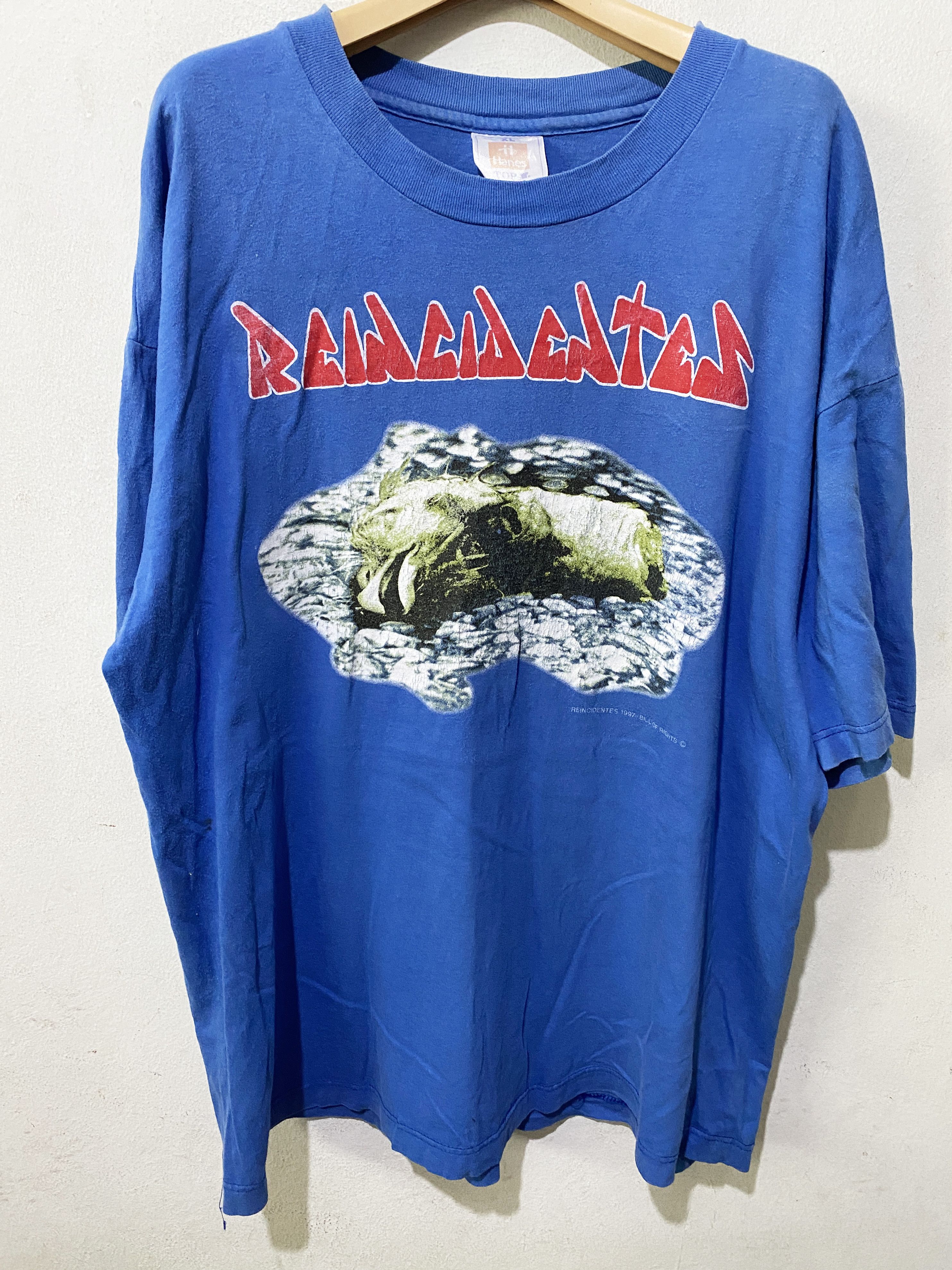 Vintage 1997 Reincidentes Band Shirt