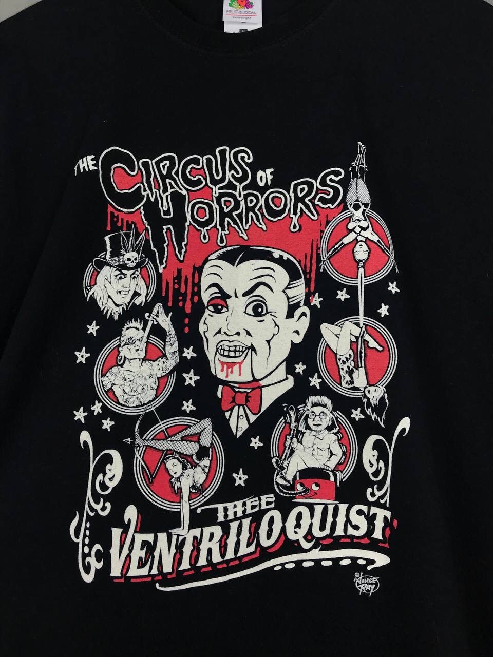 Expert Horror × Vintage The circus of horrors Ventriloquist vintage movie tee Size US L / EU 52-54 / 3 - 3 Thumbnail