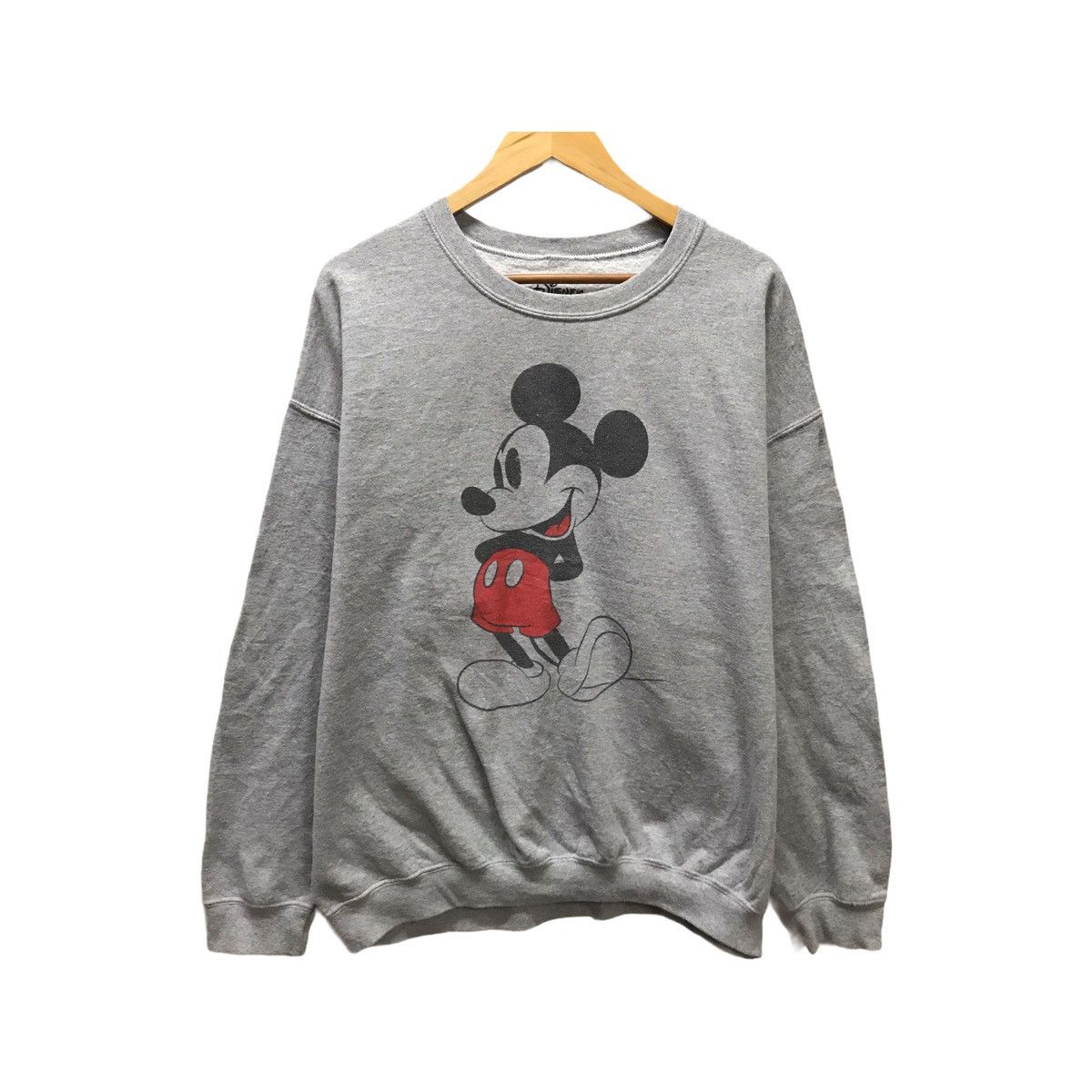 Disney × Mickey Mouse × Vintage Vintage Disney Mickey Mouse Sweatshirt Big Logo Mickey Size US XL / EU 56 / 4 - 1 Thumbnail