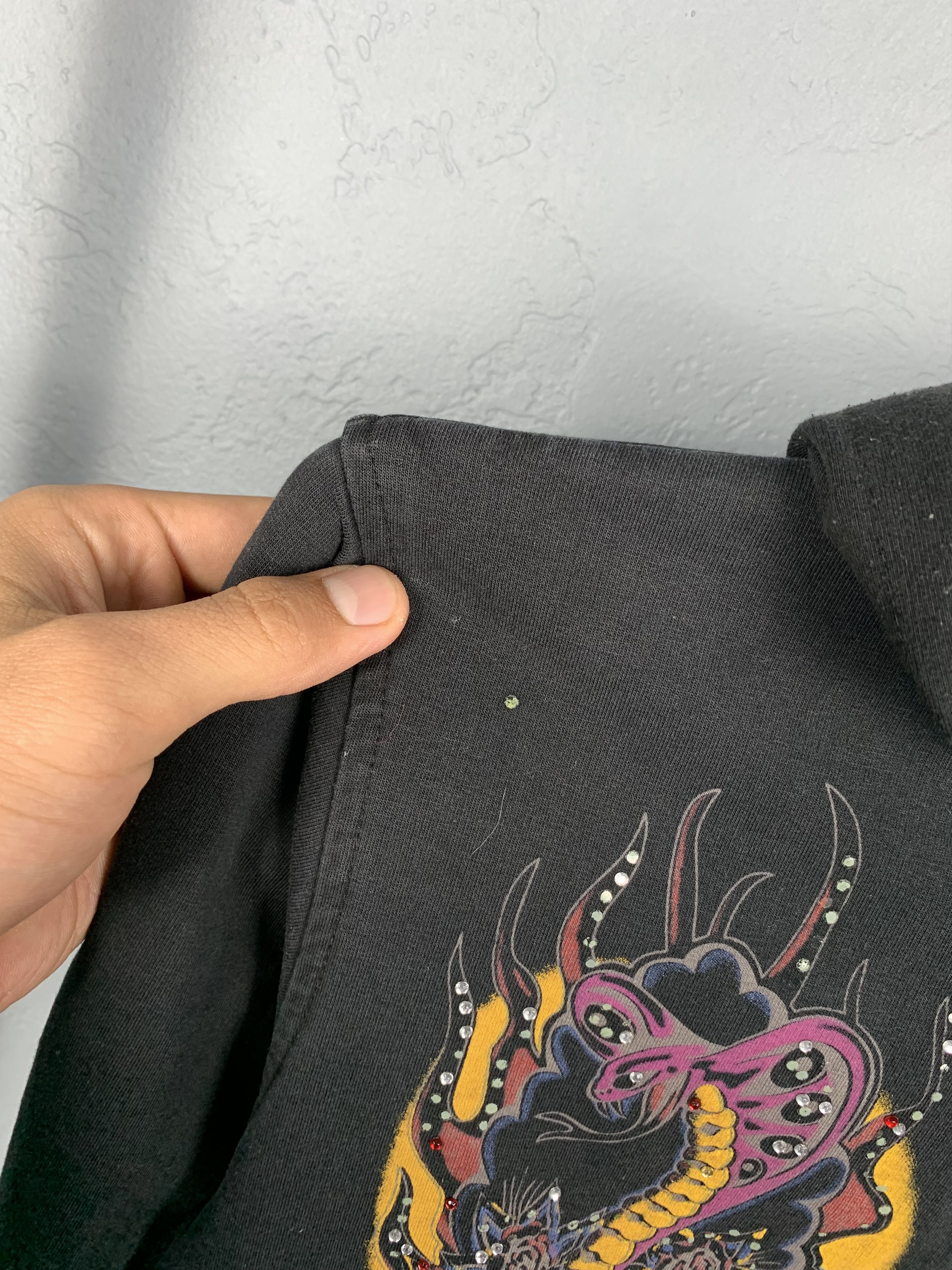 Christian Audigier × Ed Hardy × Vintage Ed Hardy by Christian Audigier Womens Hoodie Size ONE SIZE - 8 Thumbnail