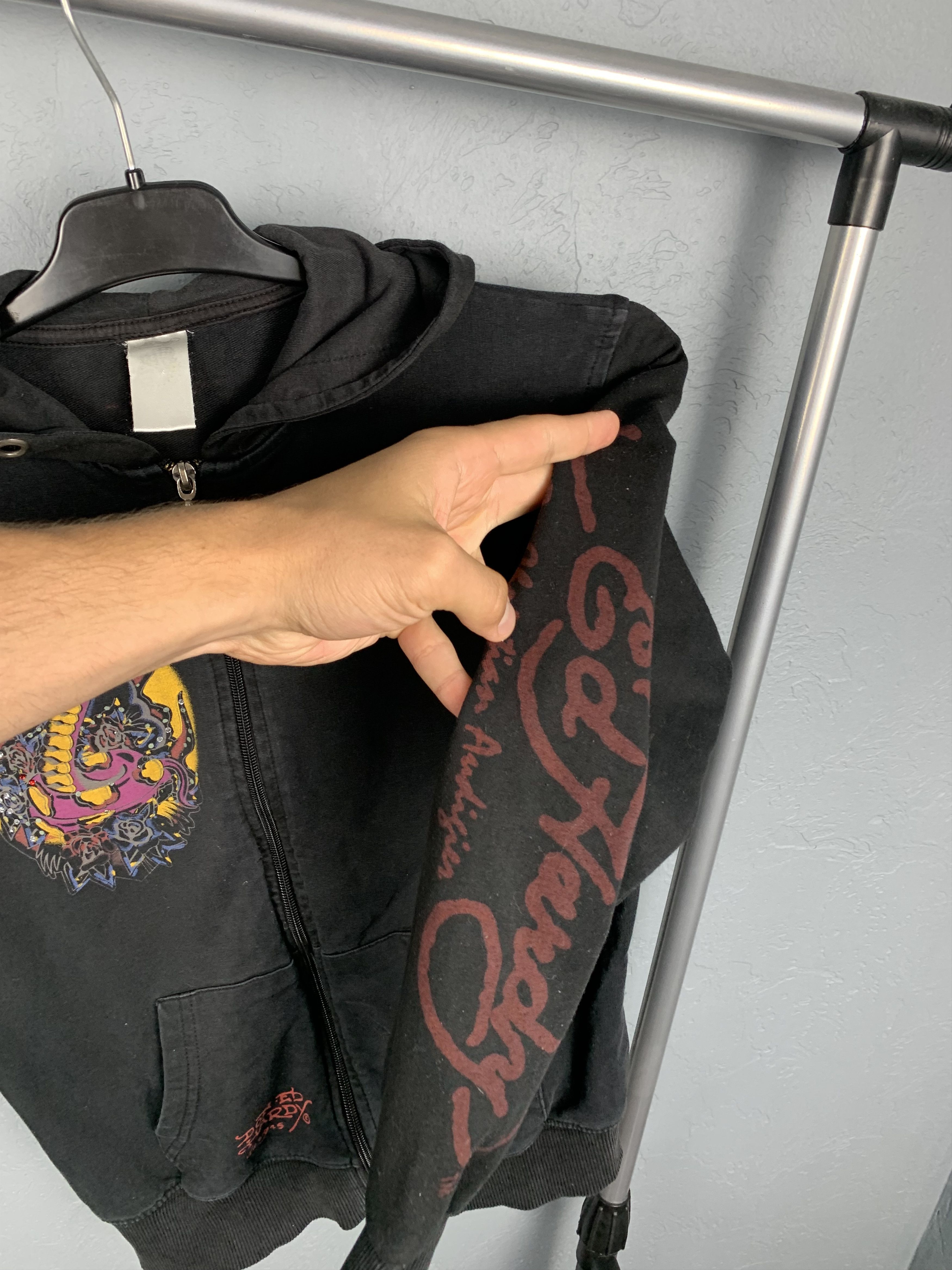 Christian Audigier × Ed Hardy × Vintage Ed Hardy by Christian Audigier Womens Hoodie Size ONE SIZE - 7 Thumbnail