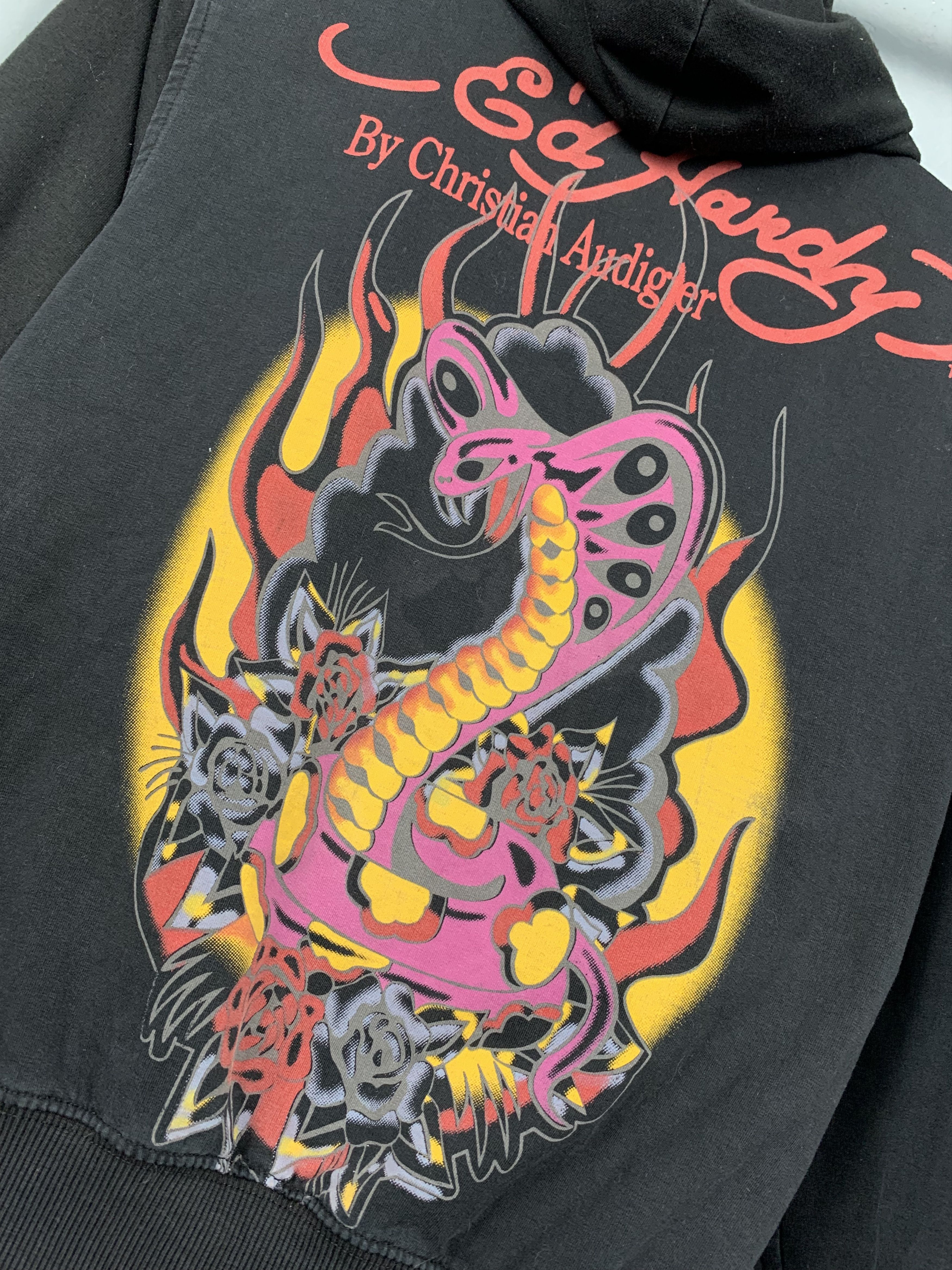 Christian Audigier × Ed Hardy × Vintage Ed Hardy by Christian Audigier Womens Hoodie Size ONE SIZE - 2 Thumbnail