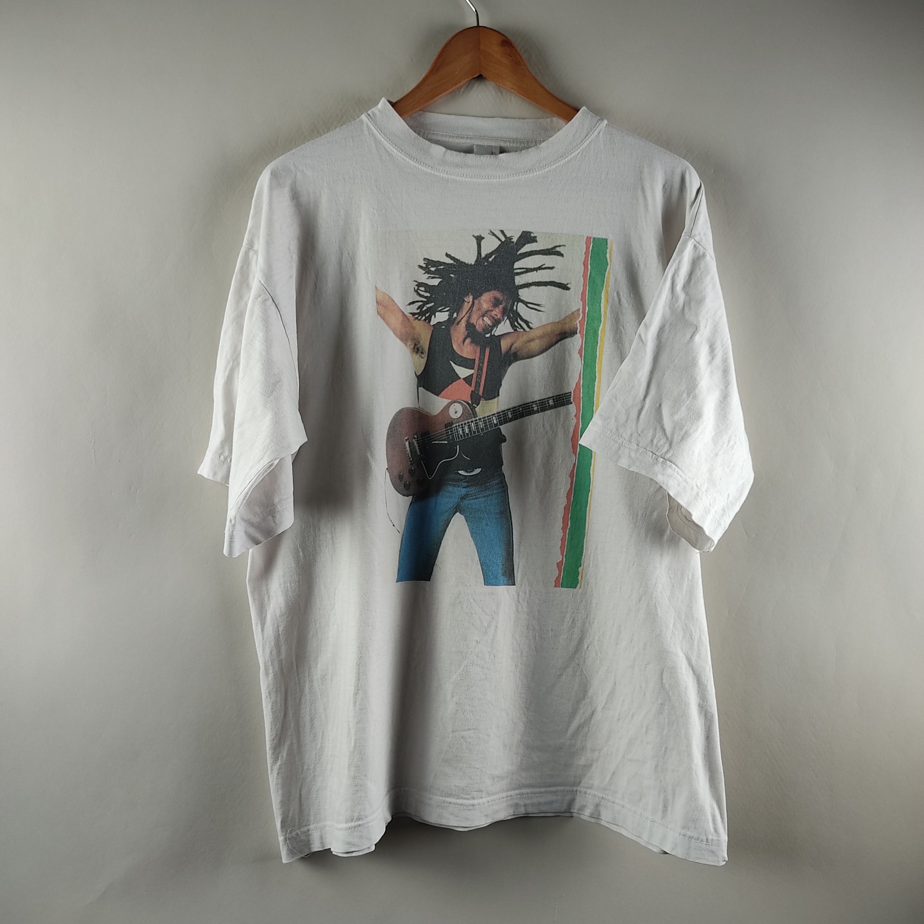 Band Tees × Bob Marley × Vintage 90's Bob Marley Size US XL / EU 56 / 4 - 5 Thumbnail