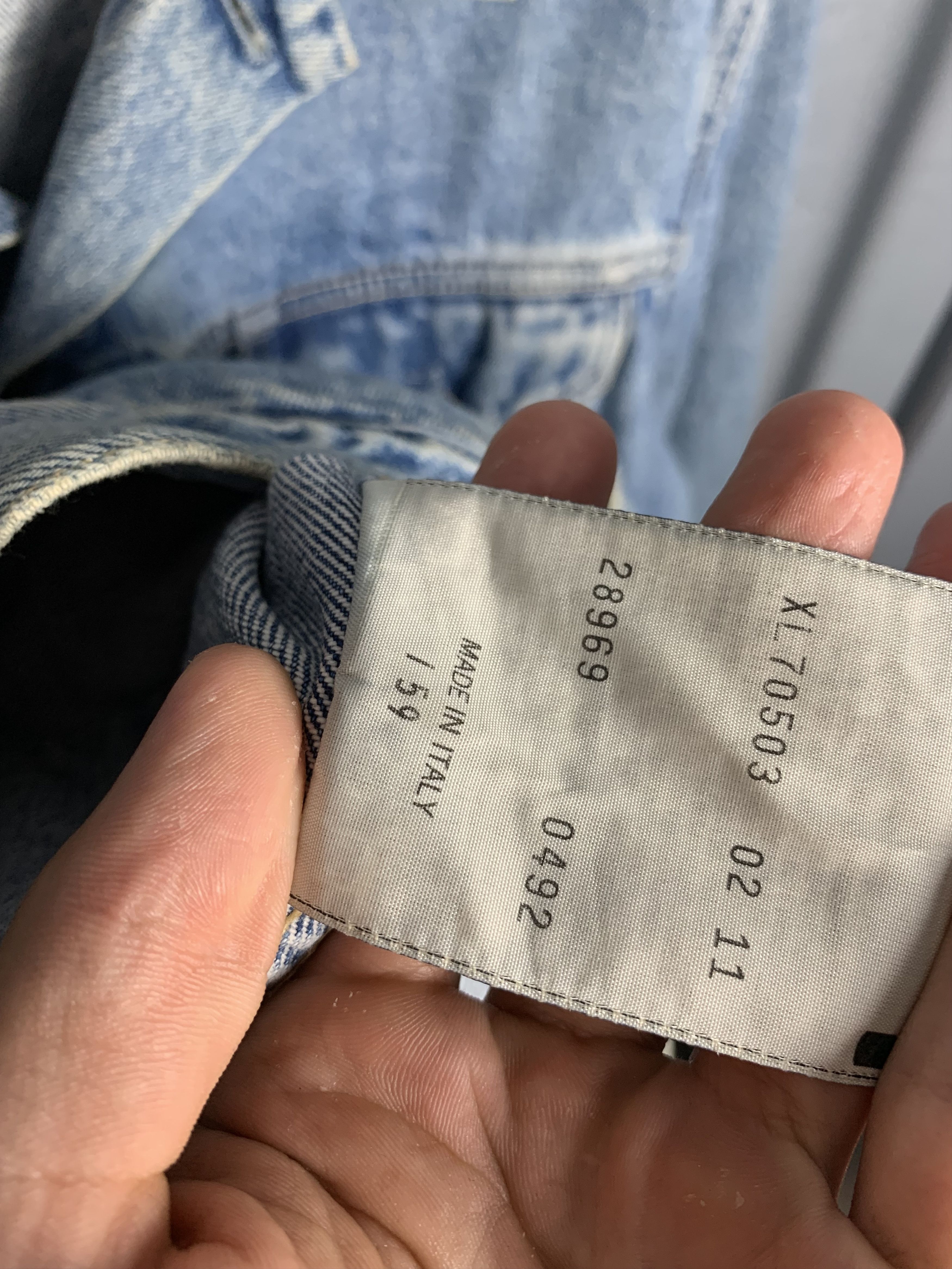 Levi's Levis Vintage Denim Jacket Made in Italy Size US XL / EU 56 / 4 - 5 Thumbnail